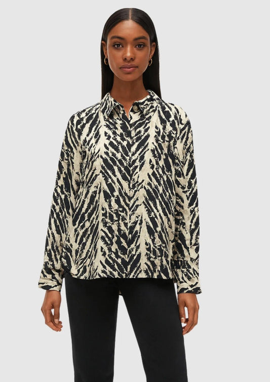 Vero Moda Camicia Donna Lucy Nero Fantasia