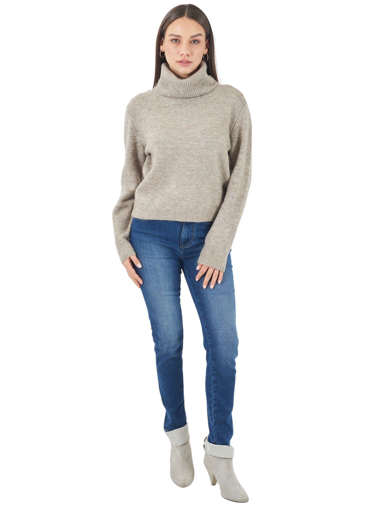 Yes Zee Maglia Donna Tortora