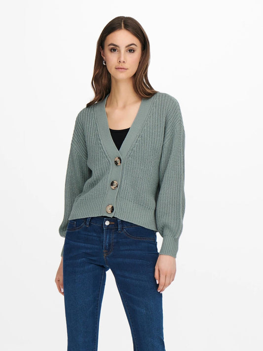 Jacqueline De Yong Cardigan Donna Justy Turchese Abyss