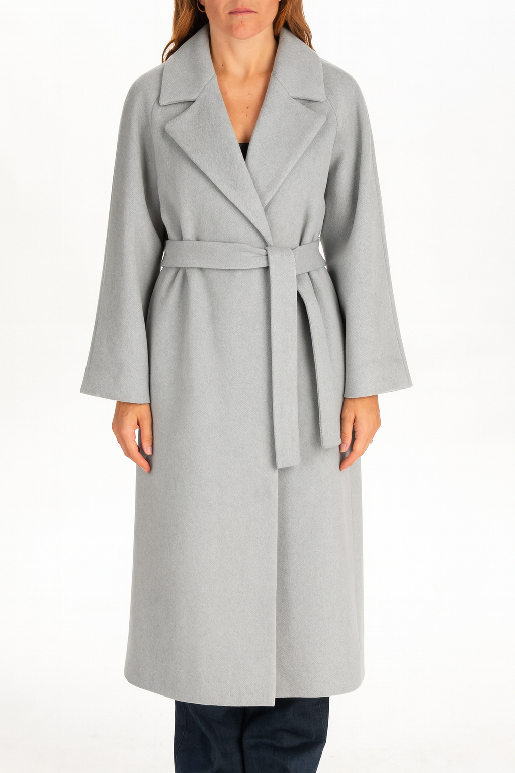 Diana Gallesi Cappotto Donna Grigio Chiaro
