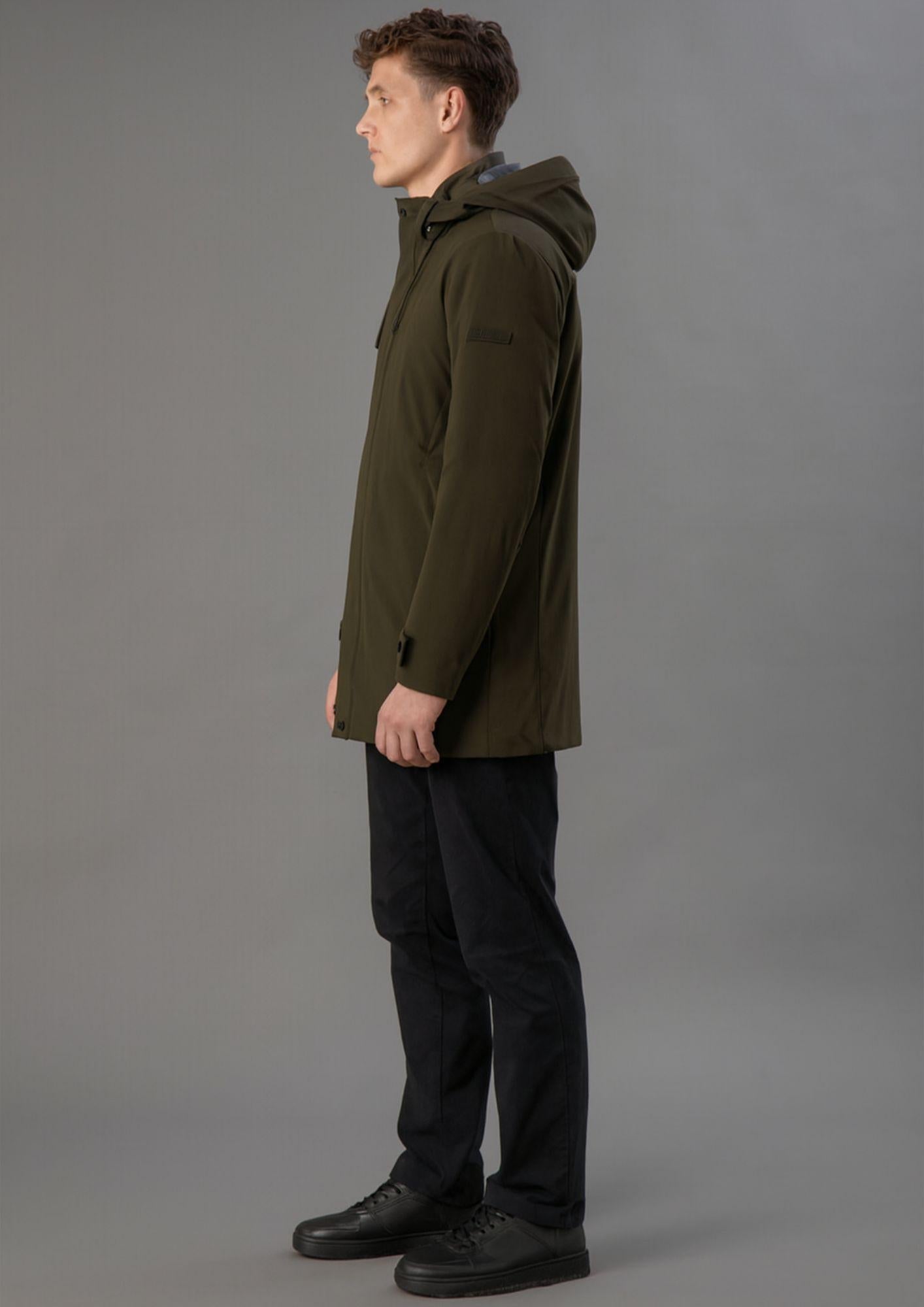 Rihunik Giacca Invernale Uomo Hugh Forest Green