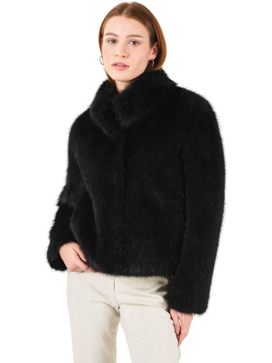 Yes Zee Giacca Invernale Donna Nero