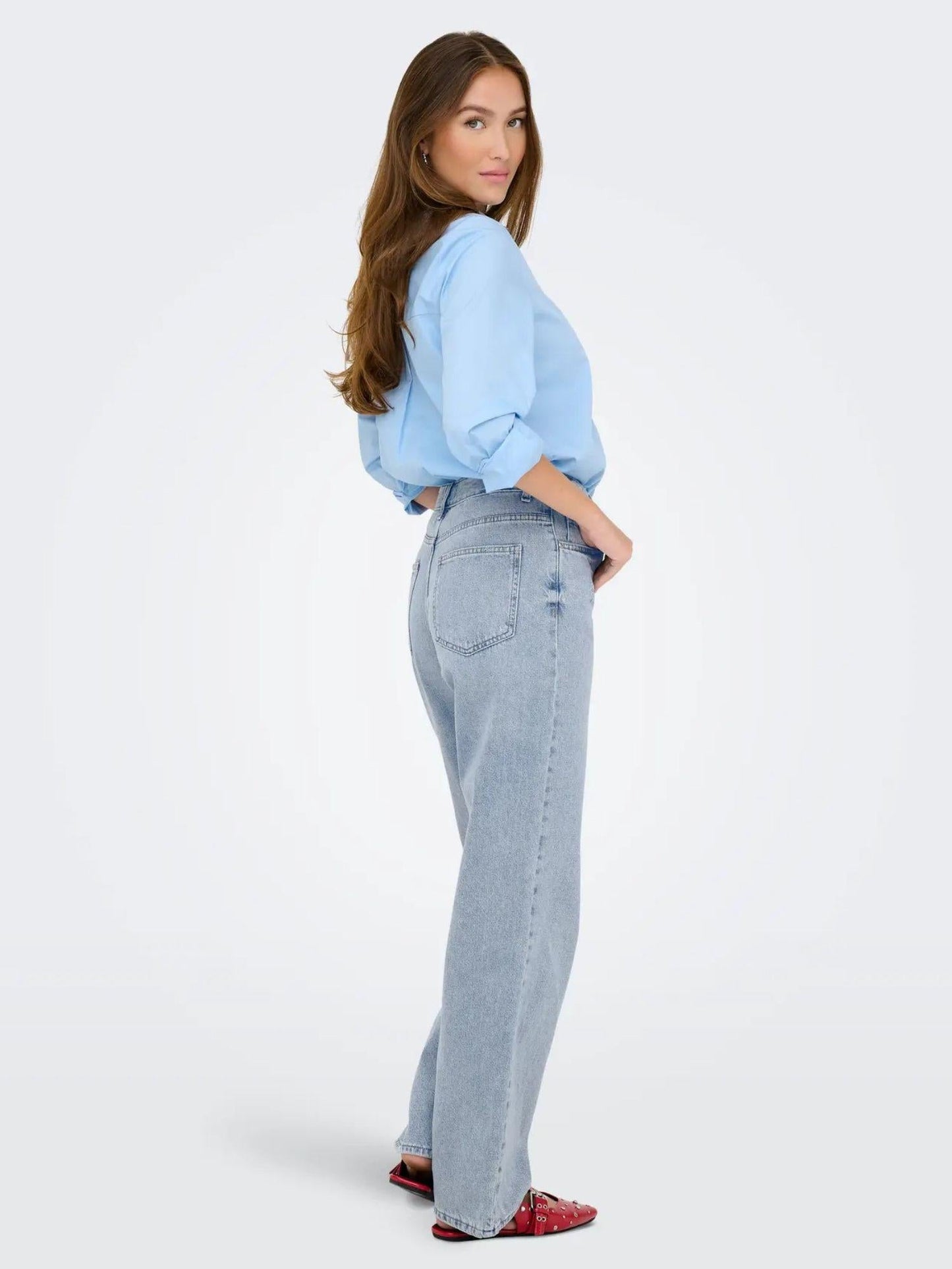 Only Jeans Donna Ella Blu Denim Chiaro