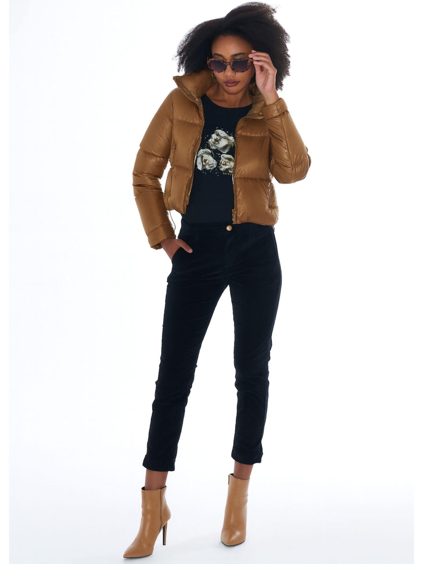 Yes Zee Giubbinio Donna Cammello