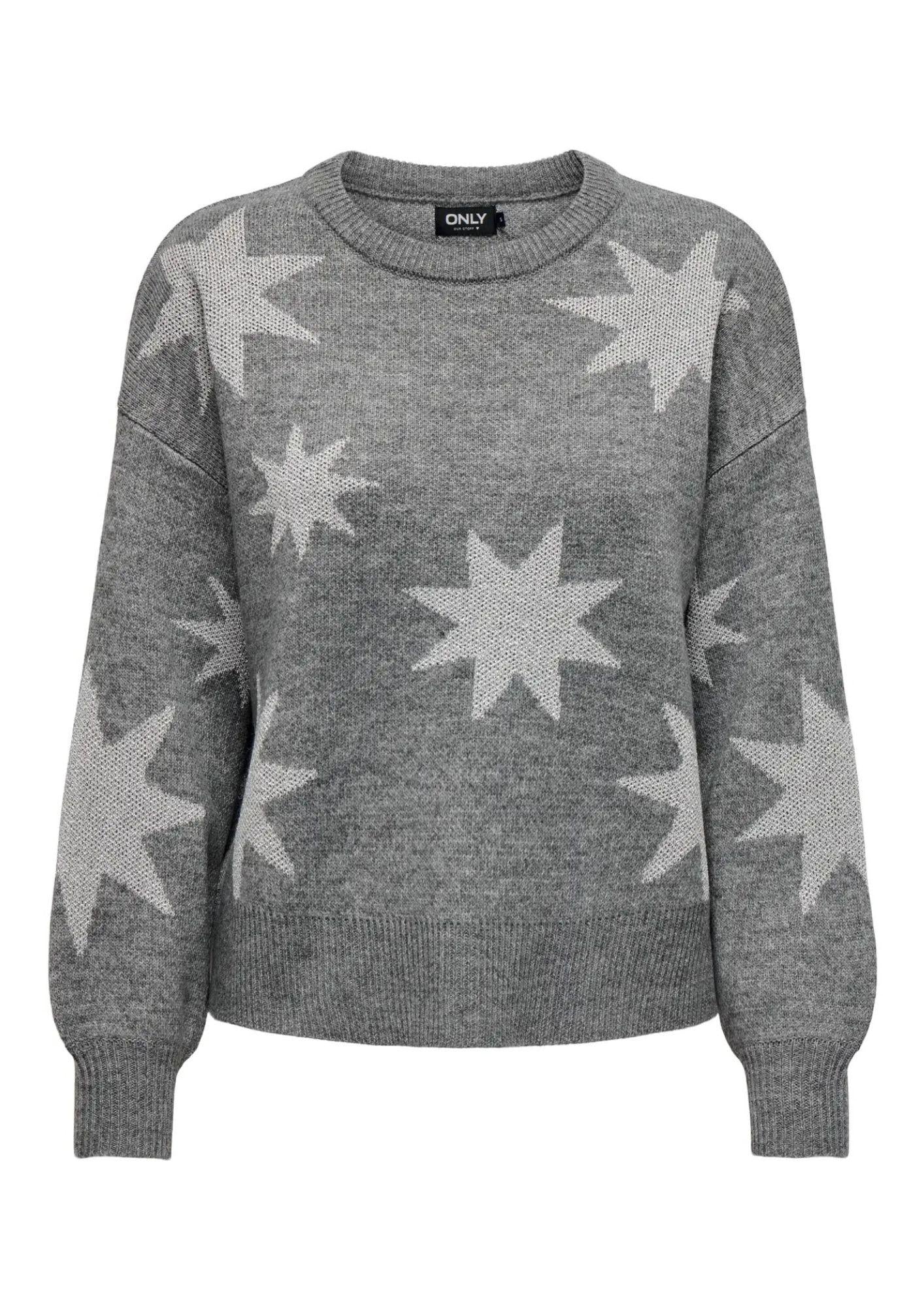 Only Maglione Donna Rosie Grigio