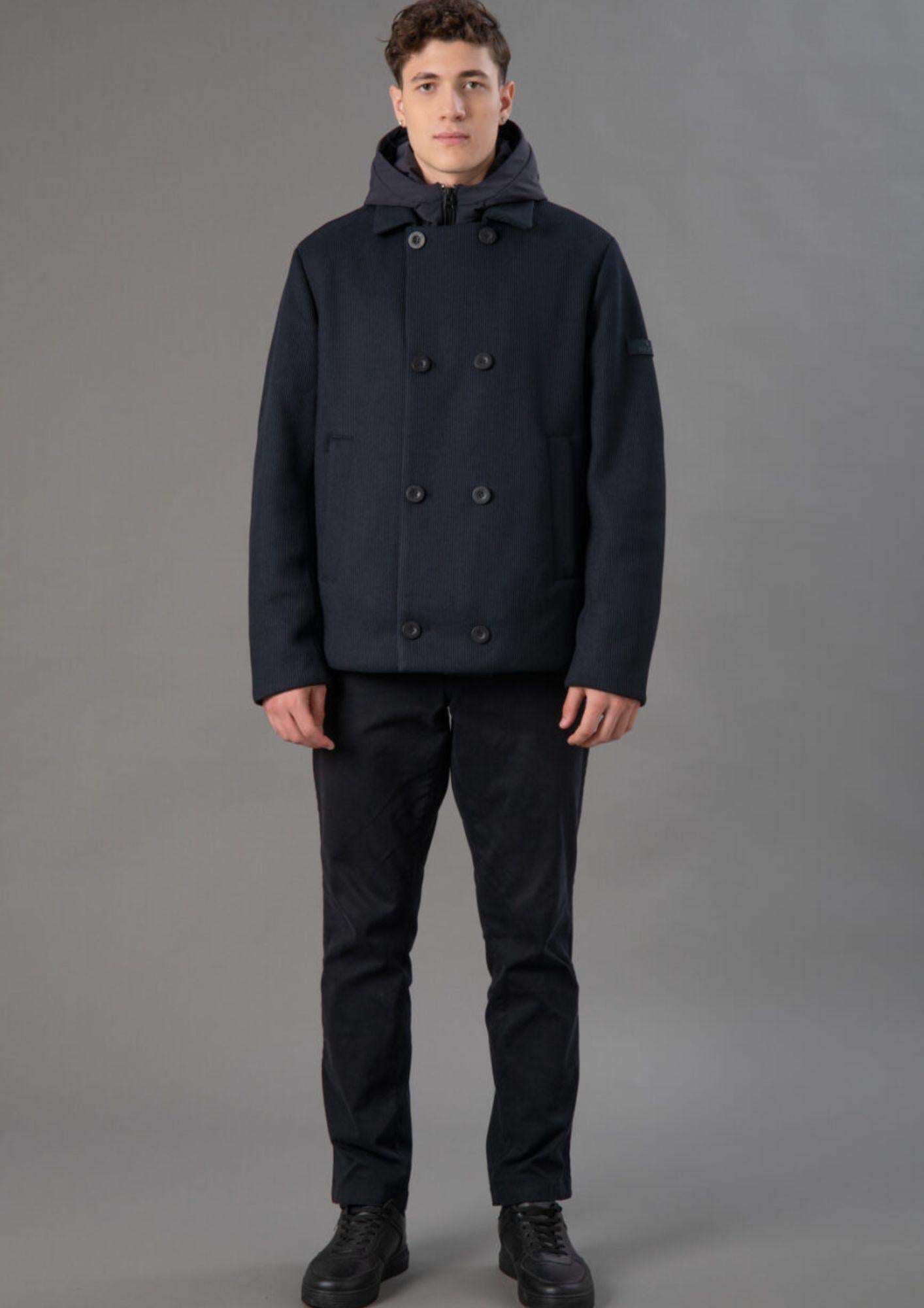 Rihunik Giacca Invernale Uomo Quincey25 Blu Navy
