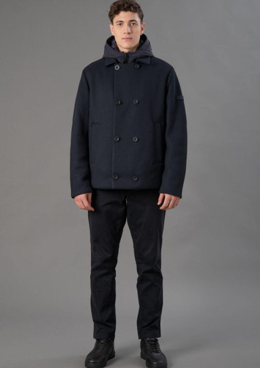Rihunik Giacca Invernale Uomo Quincey25 Blu Navy
