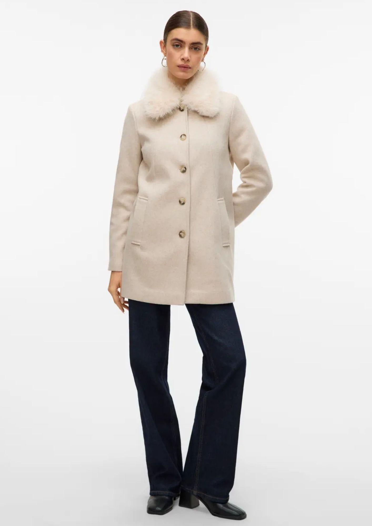 Vero Moda Giacca Invernale Donna Autumn Beige