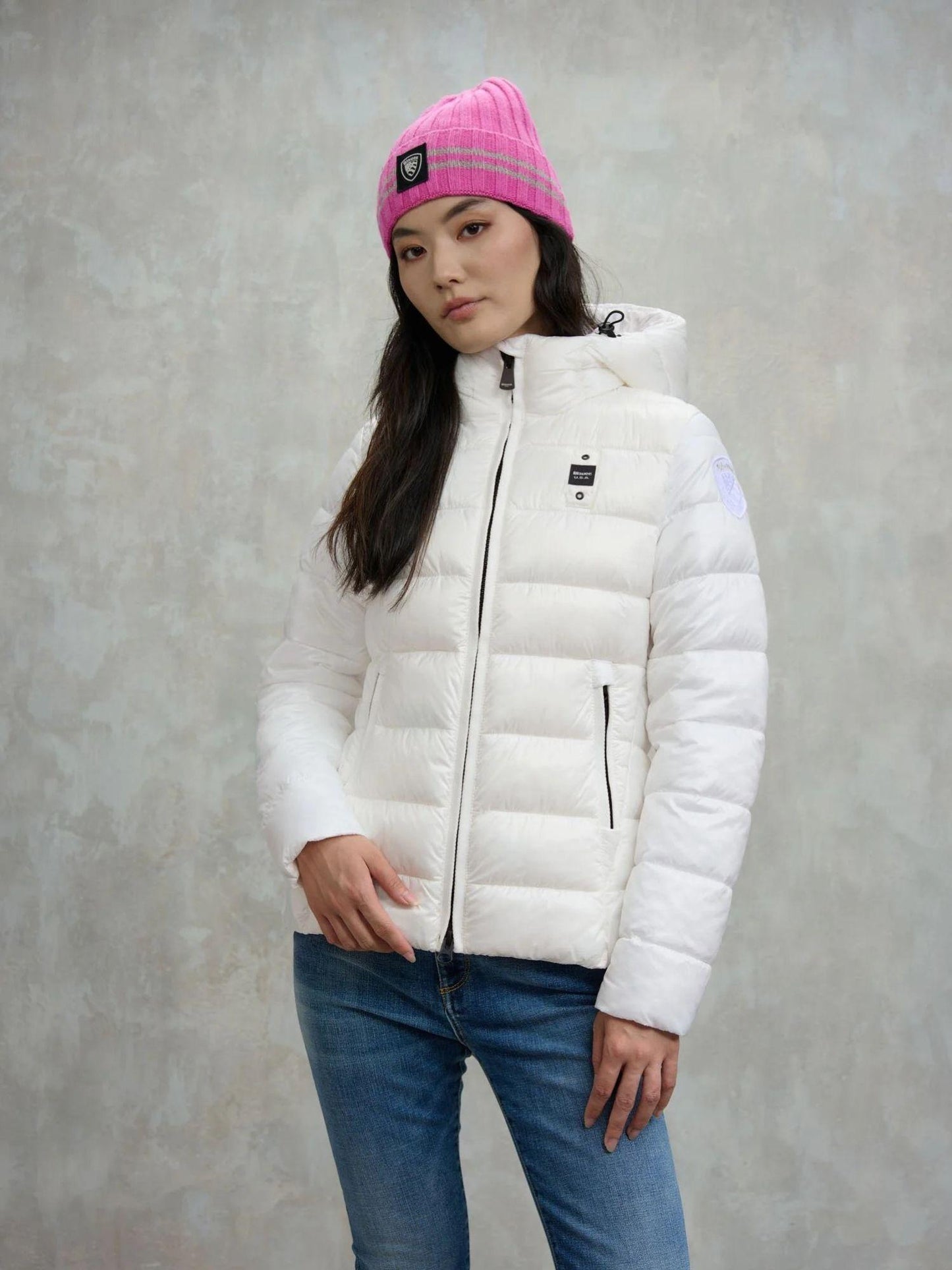 Blauer Giacca Invernale Donna Caroll Bianco ottico
