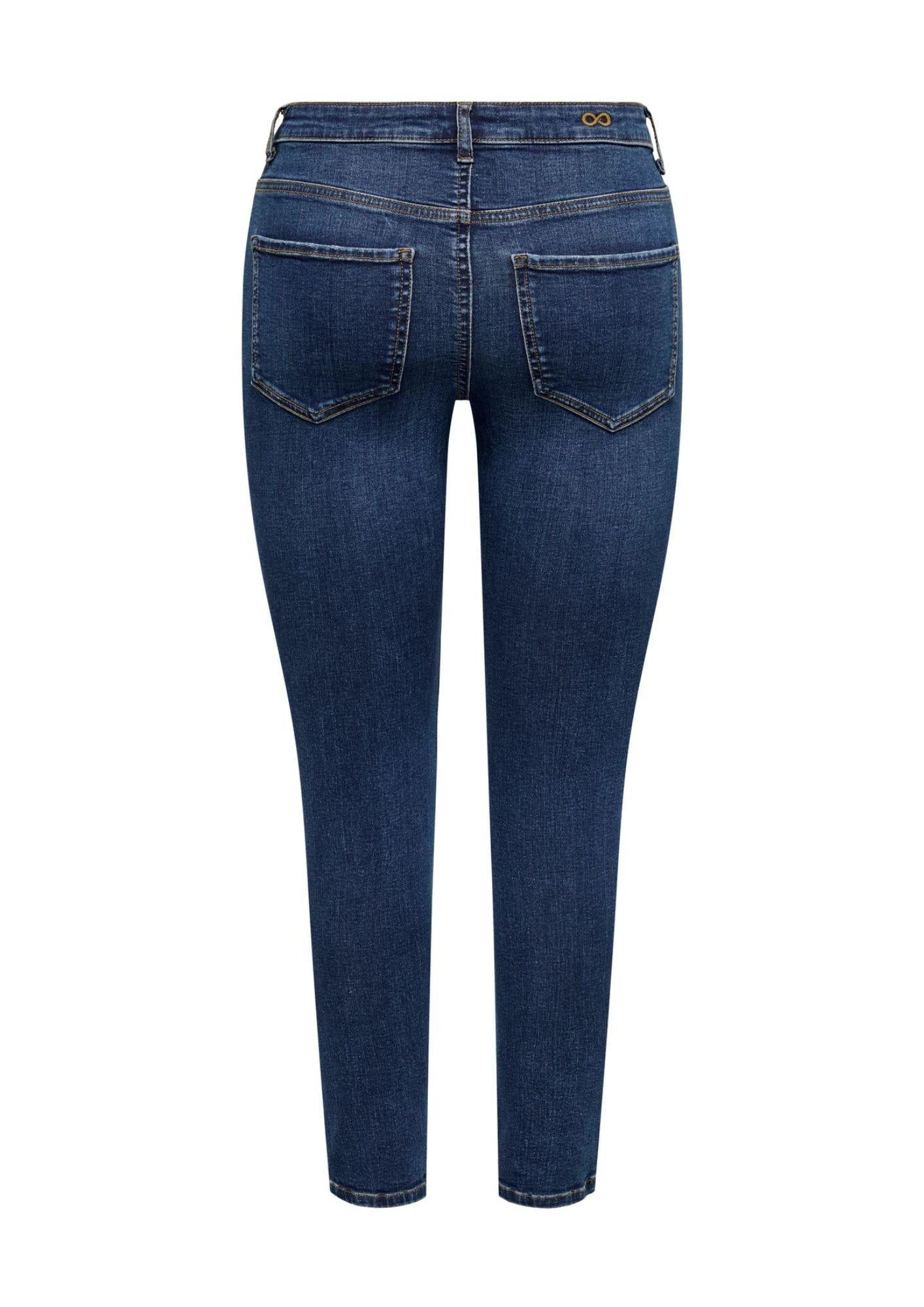 Jacqueline De Yong Jeans Donna Fina Blu scuro
