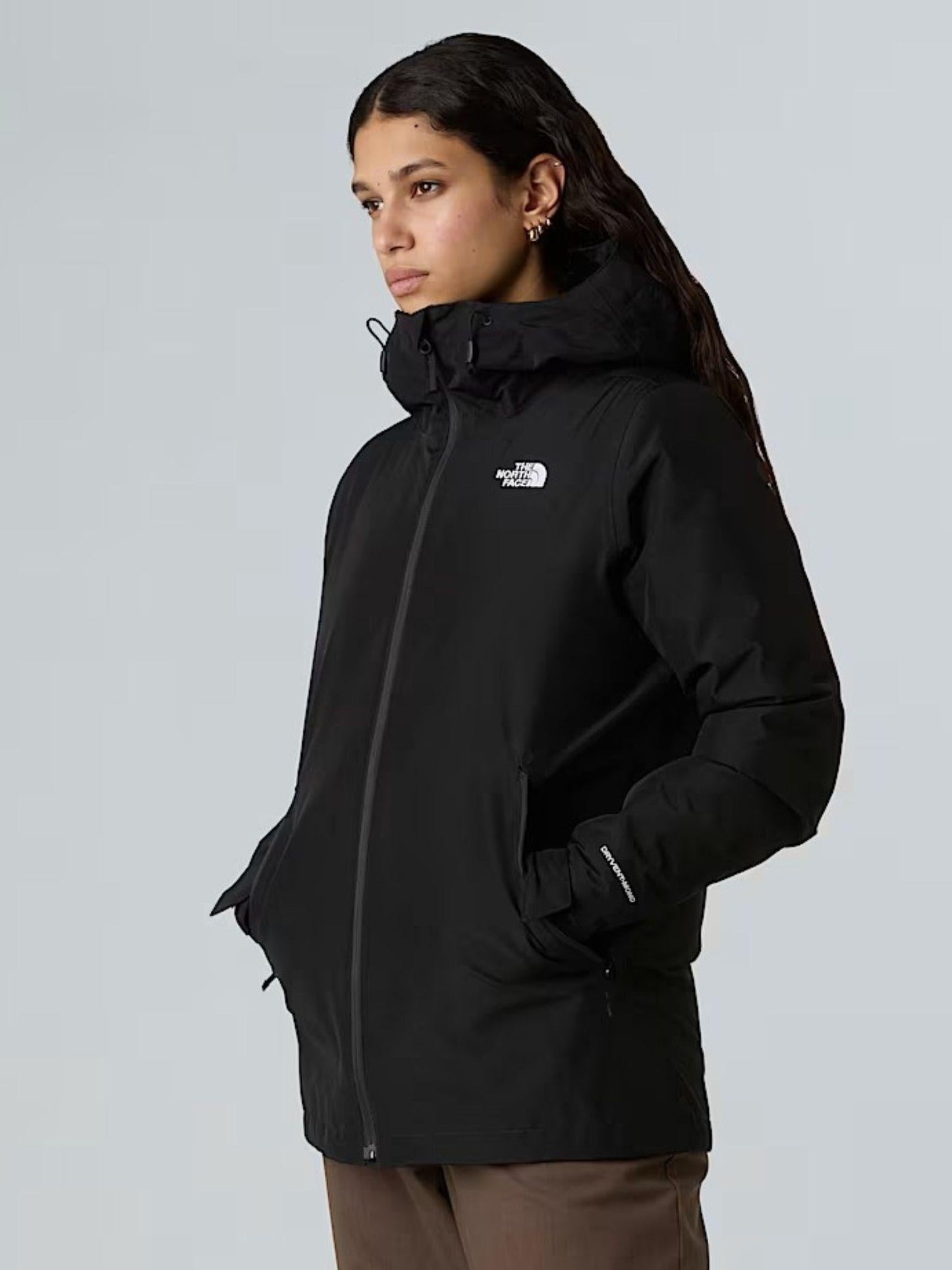 The North Face Giacca 3 in 1 Donna Carto Mono Triclimate Con Cappuccio Nero