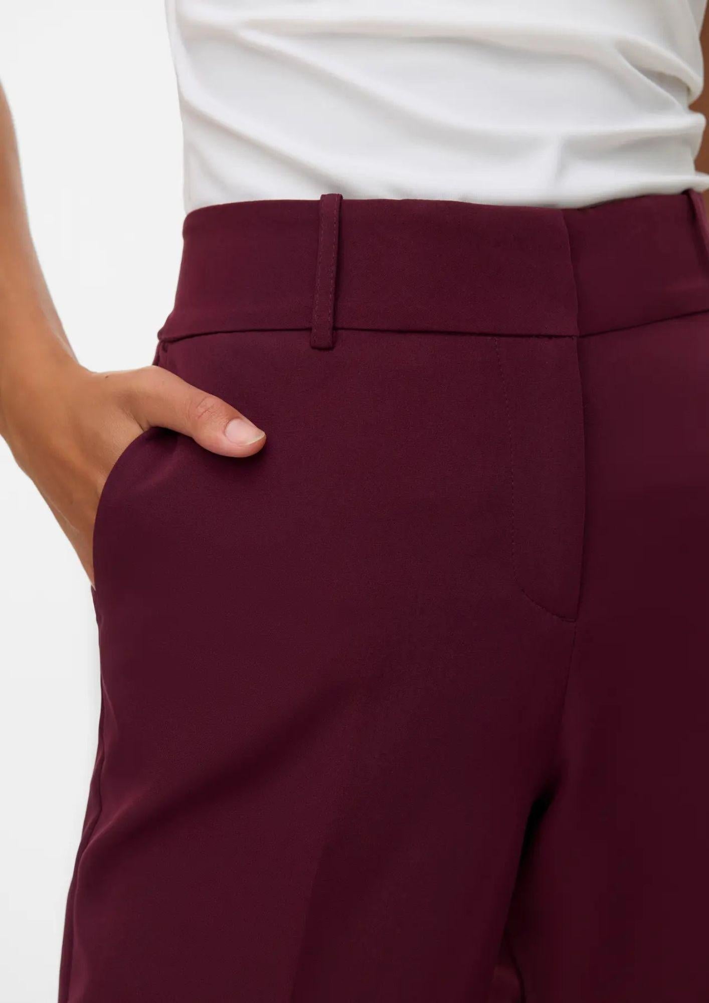 Vero Moda Pantalone Donna Gloria Bordeaux