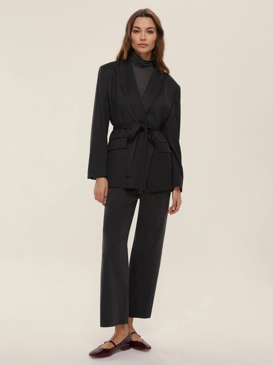 Emme Marella Dolcevita Donna in misto cashmere Ruggito Grigio scuro