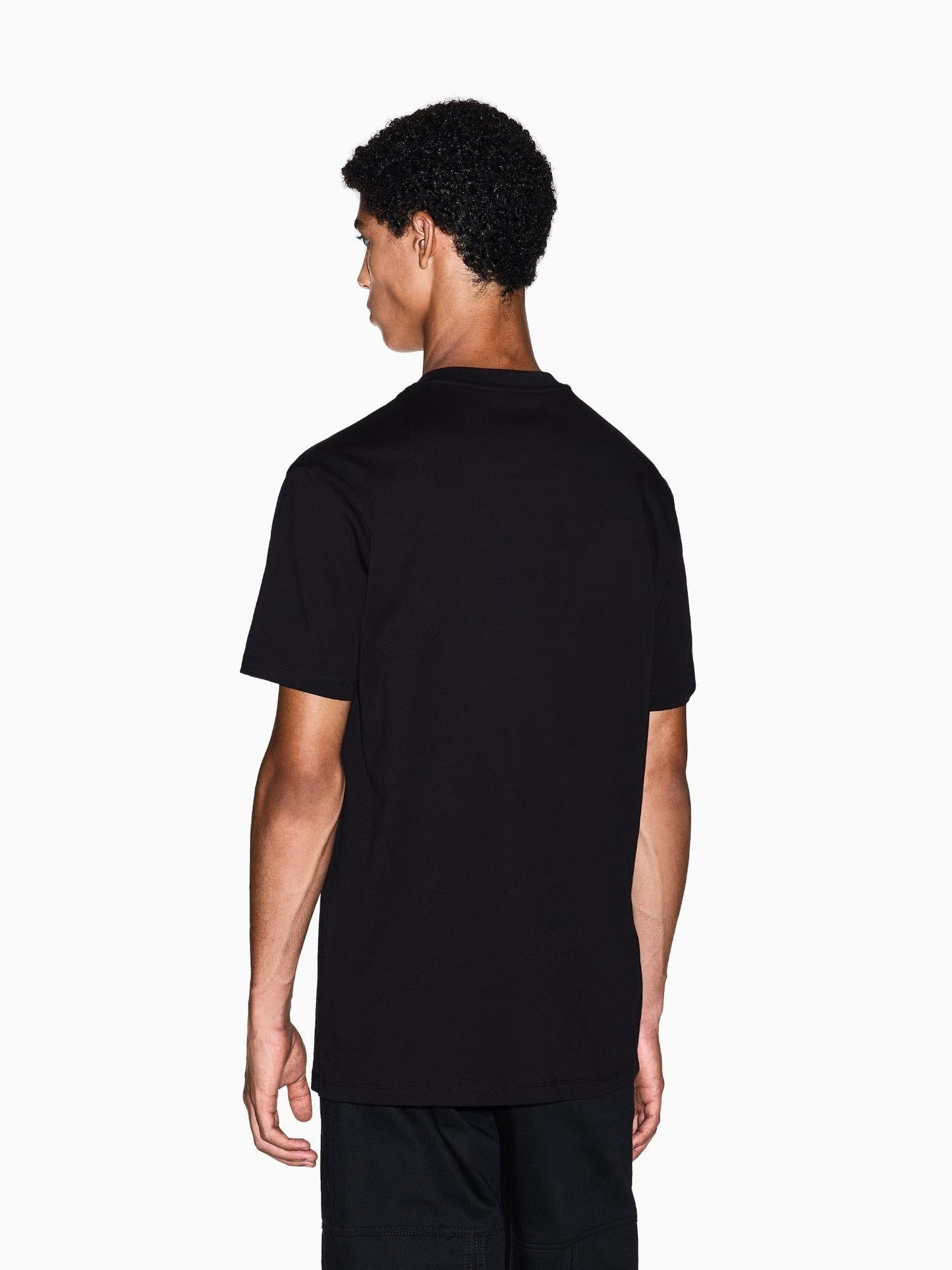 Armani Exchange T-shirt regular fit con logo Uomo Nero