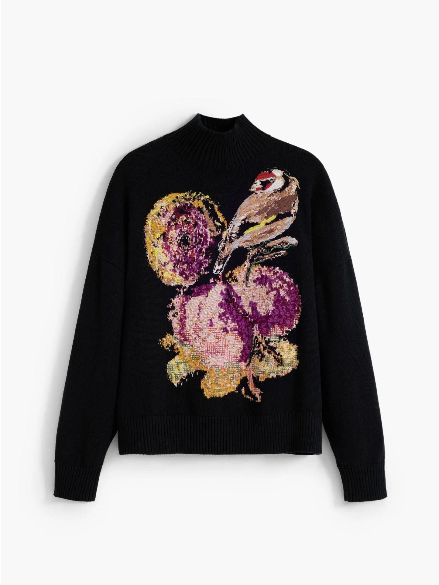 Desigual Maglione disegnato da Mr. Christian Lacroix Donna Nero