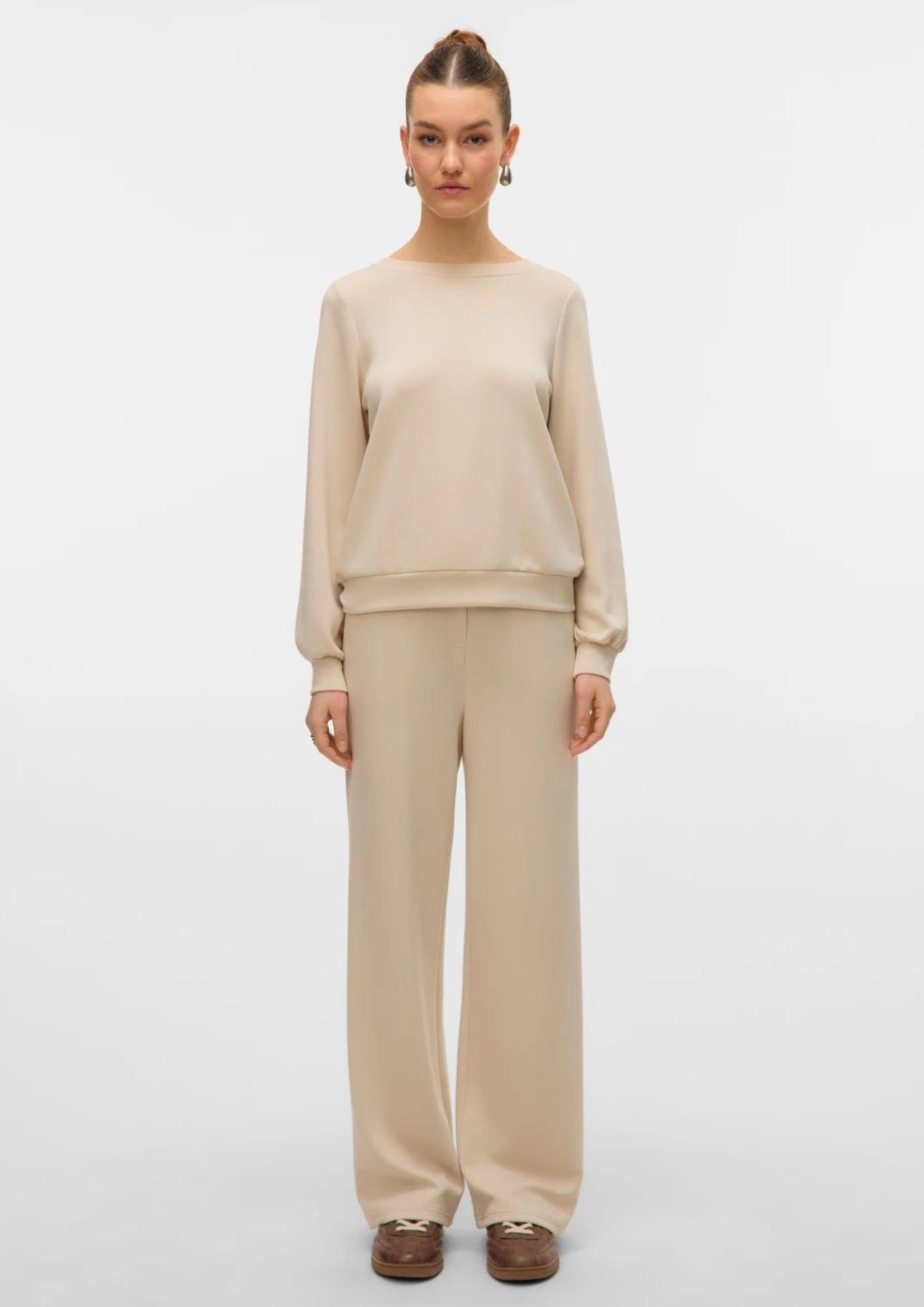 Vero Moda Felpa Donna Hali Beige