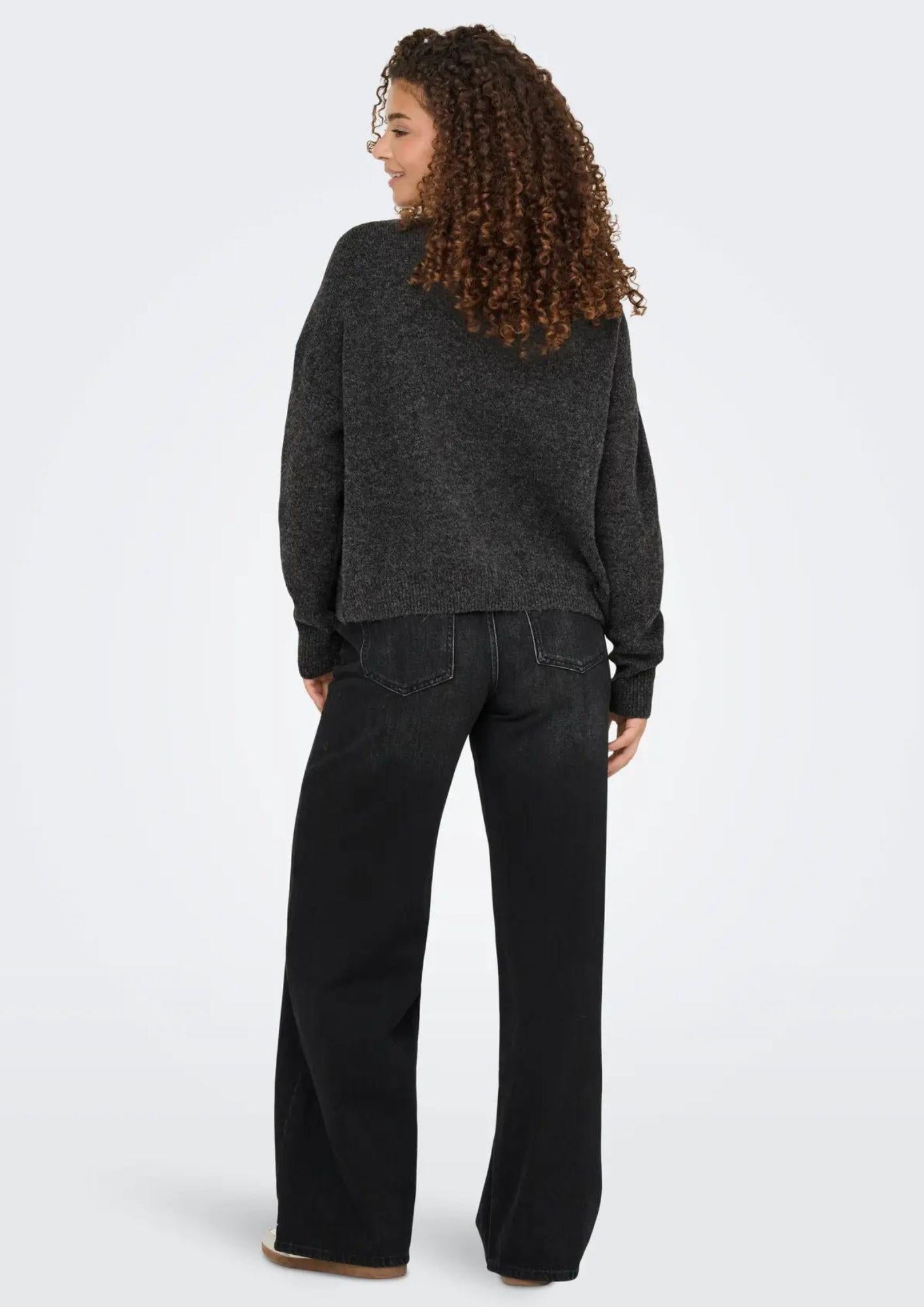 Only Maglione Donna Renata Grigio Scuro