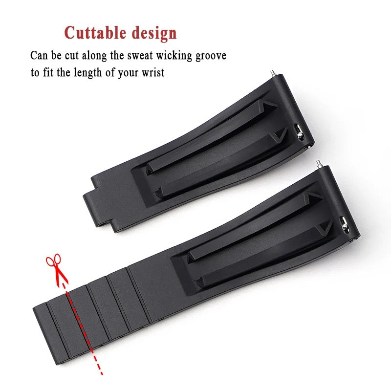 Cinturini BOLEX DRITTI con aggancio rapido (esempio per Rolex)