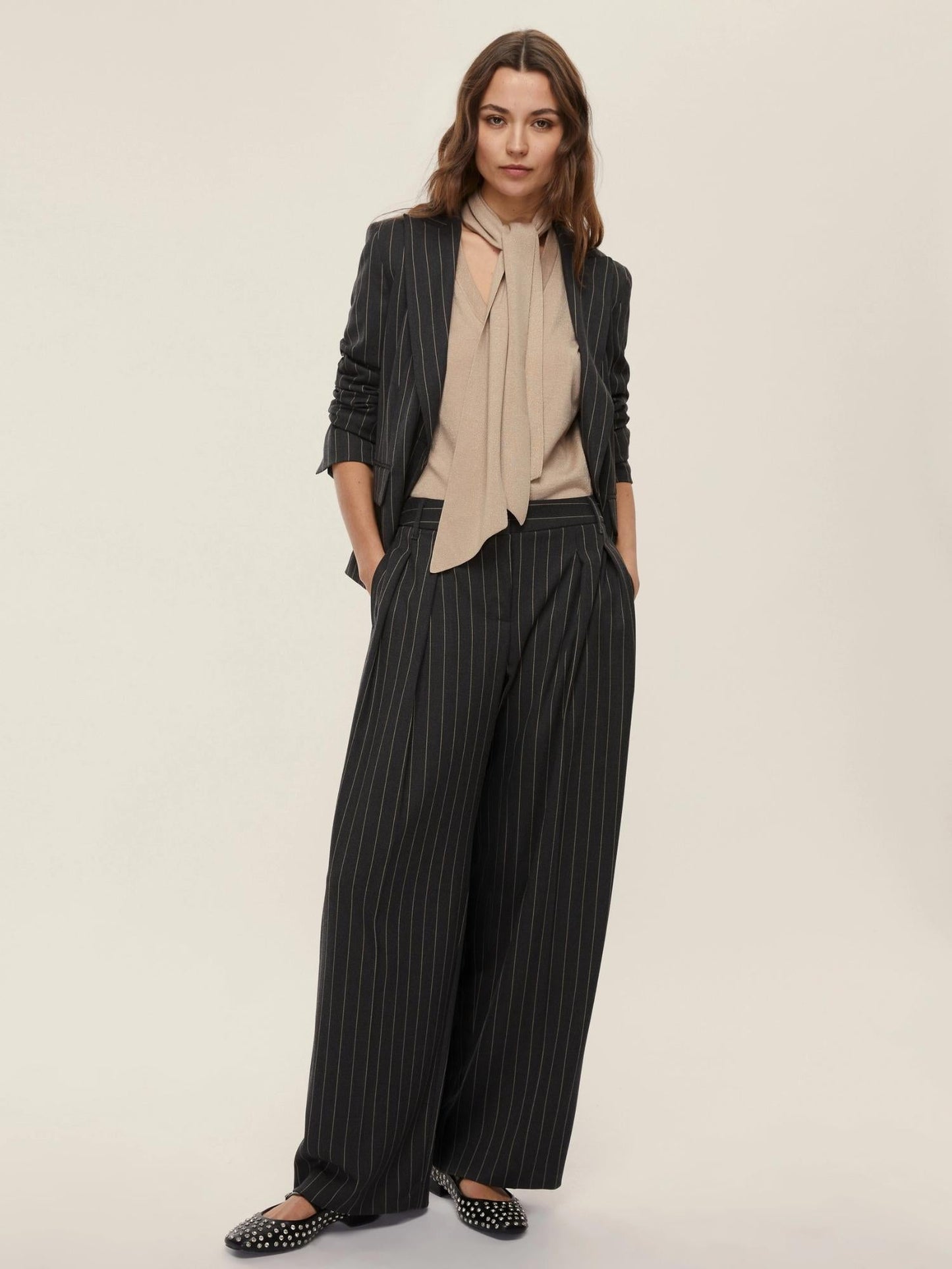 Emme Marella Giacca in stuoia Donna Dear Grigio Scuro