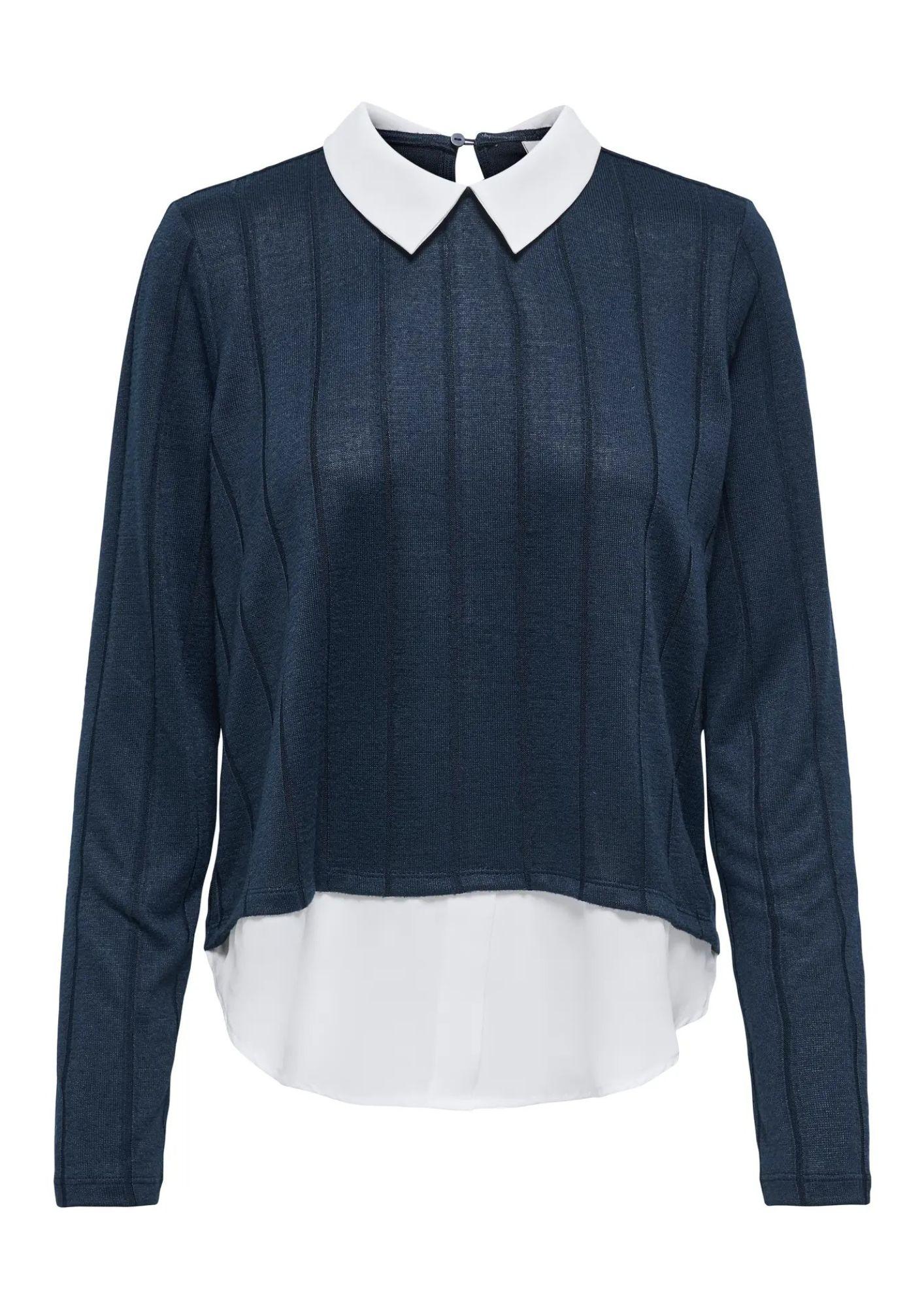 Jacqueline De Yong Top Donna Tonsy Blu