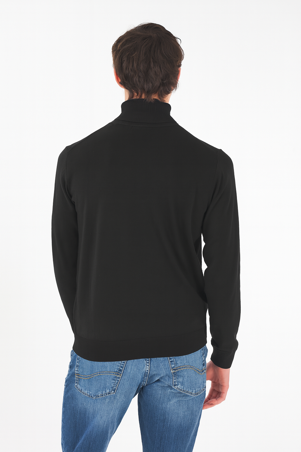 Yes Zee Maglia Dolcevita Uomo Nero