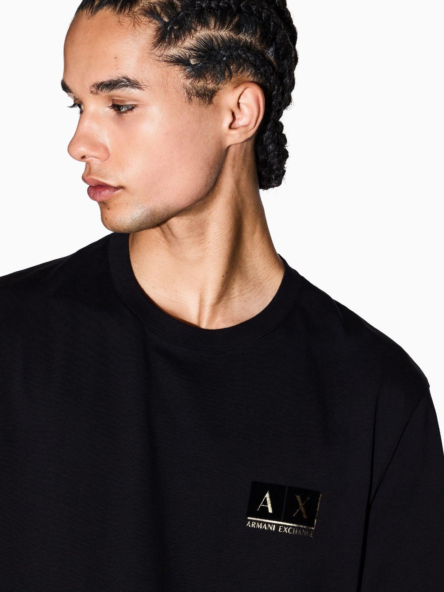 Armani Exchange T-Shirt Uomo Regular Fit Bianco