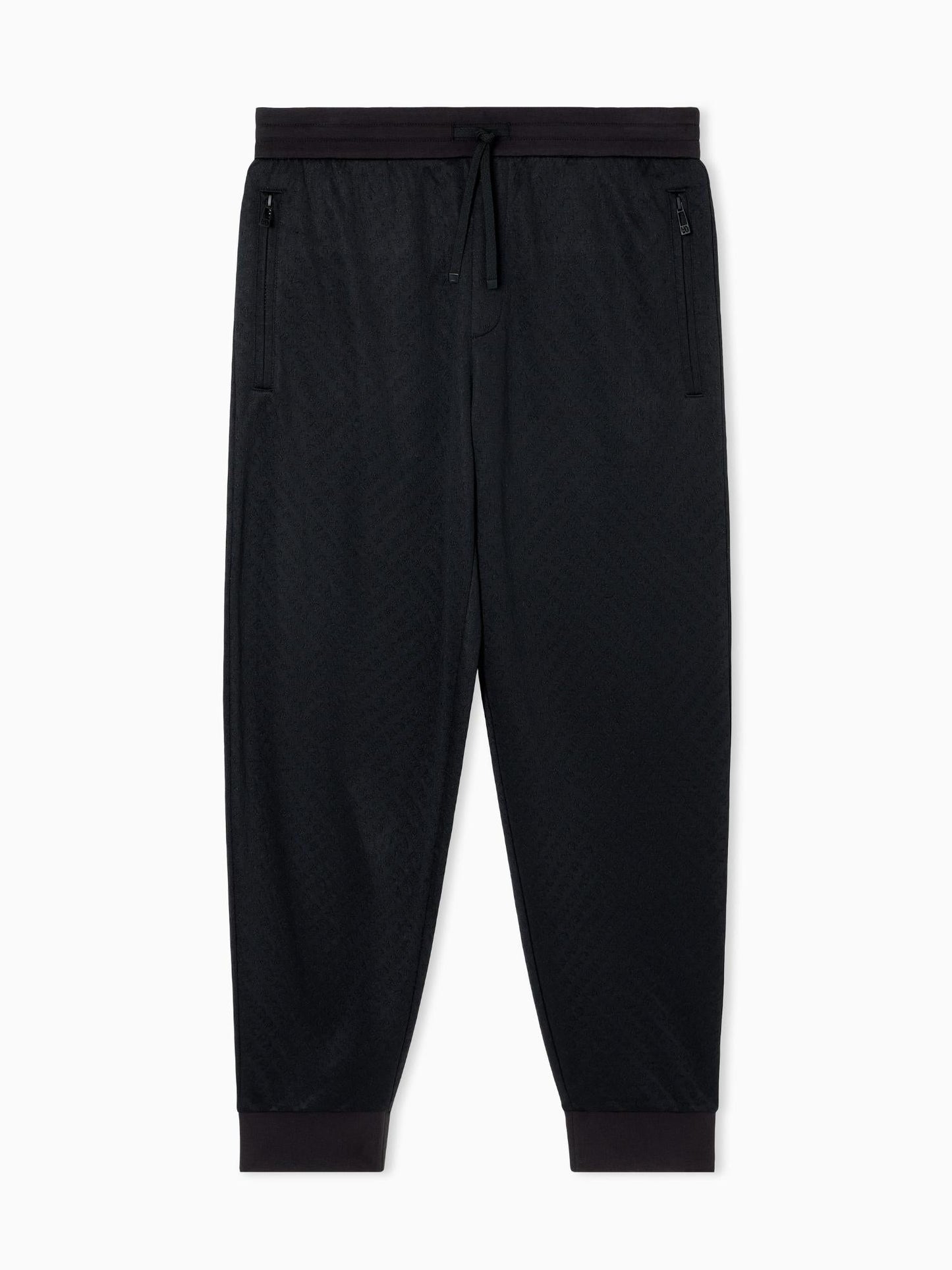 Armani Exchange Pantaloni Jogger Uomo Micro Texture Nero