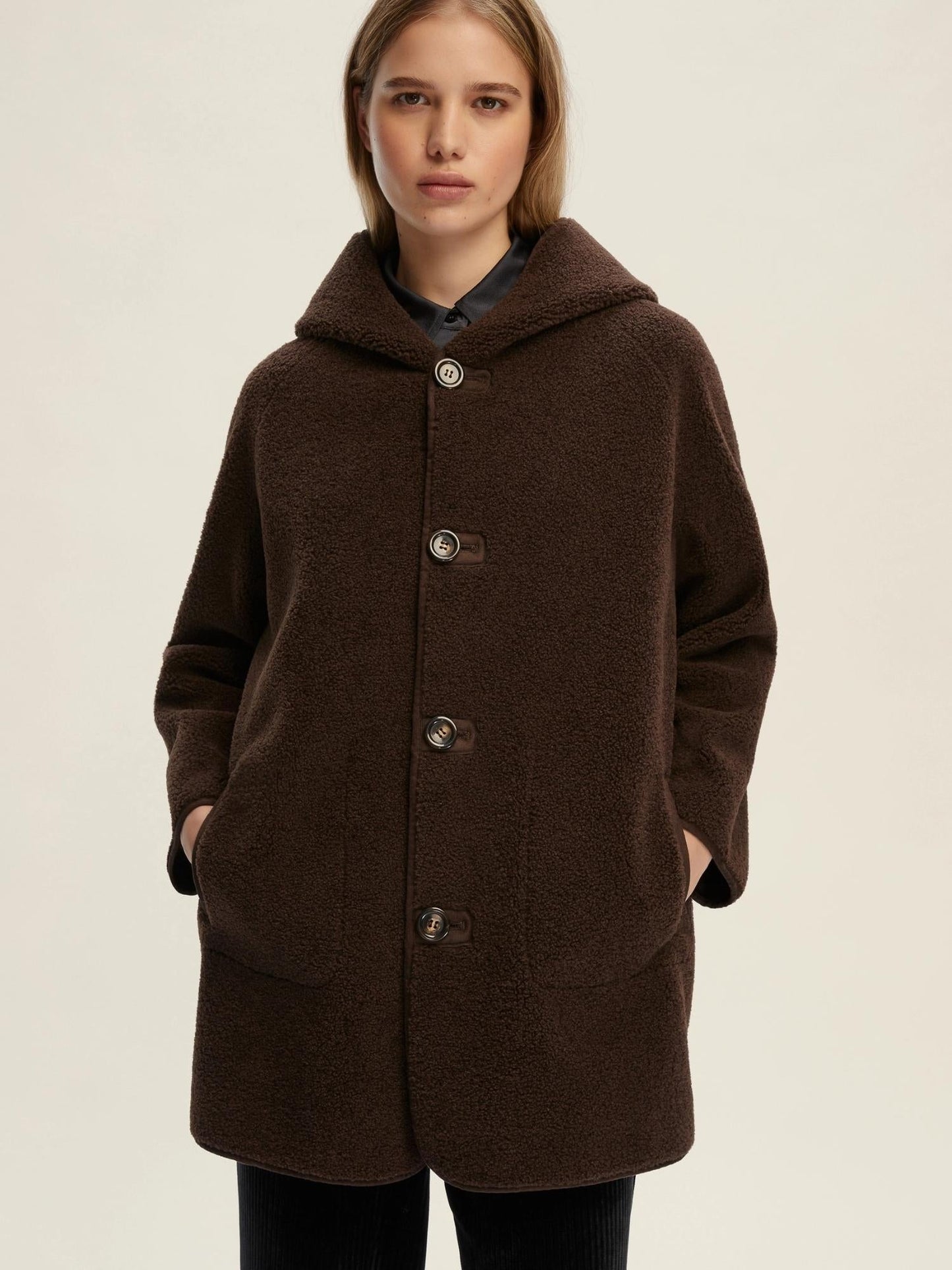 Emme Marella Caban reversibile Donna Gavetta Testa di moro