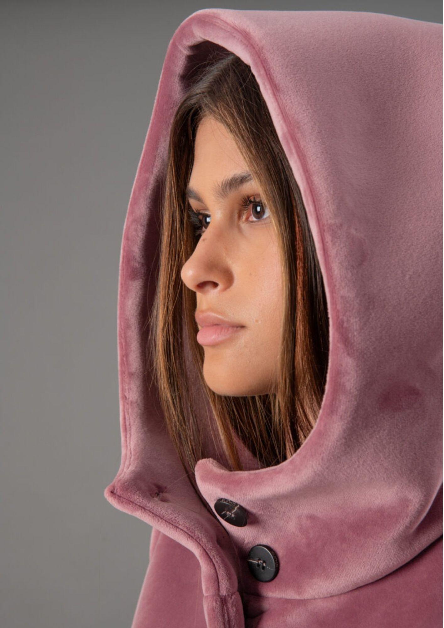 Rihunik Giacca Invernale Donna Rosa