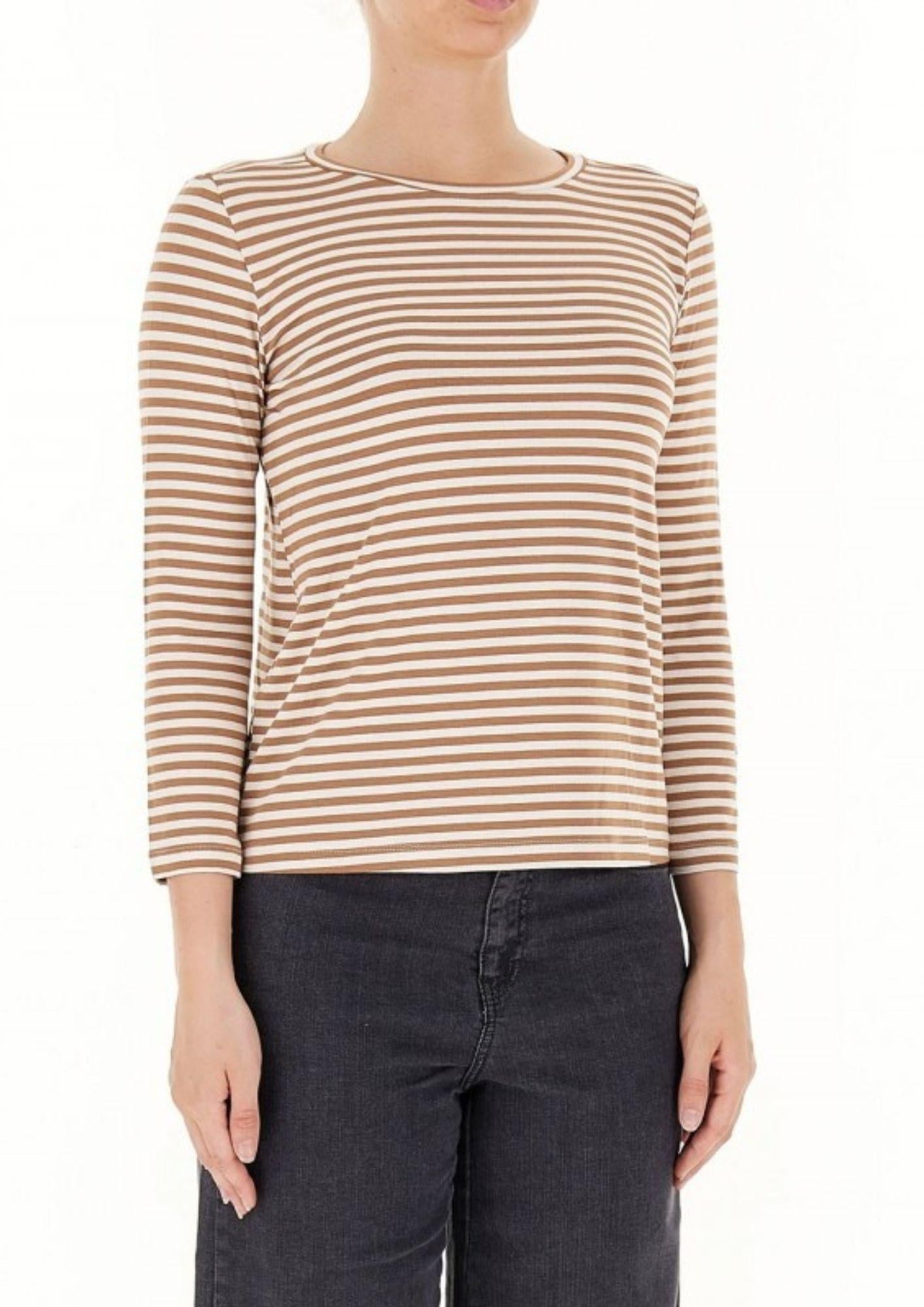 Emme Marella Maglia Donna Polpo Cammello