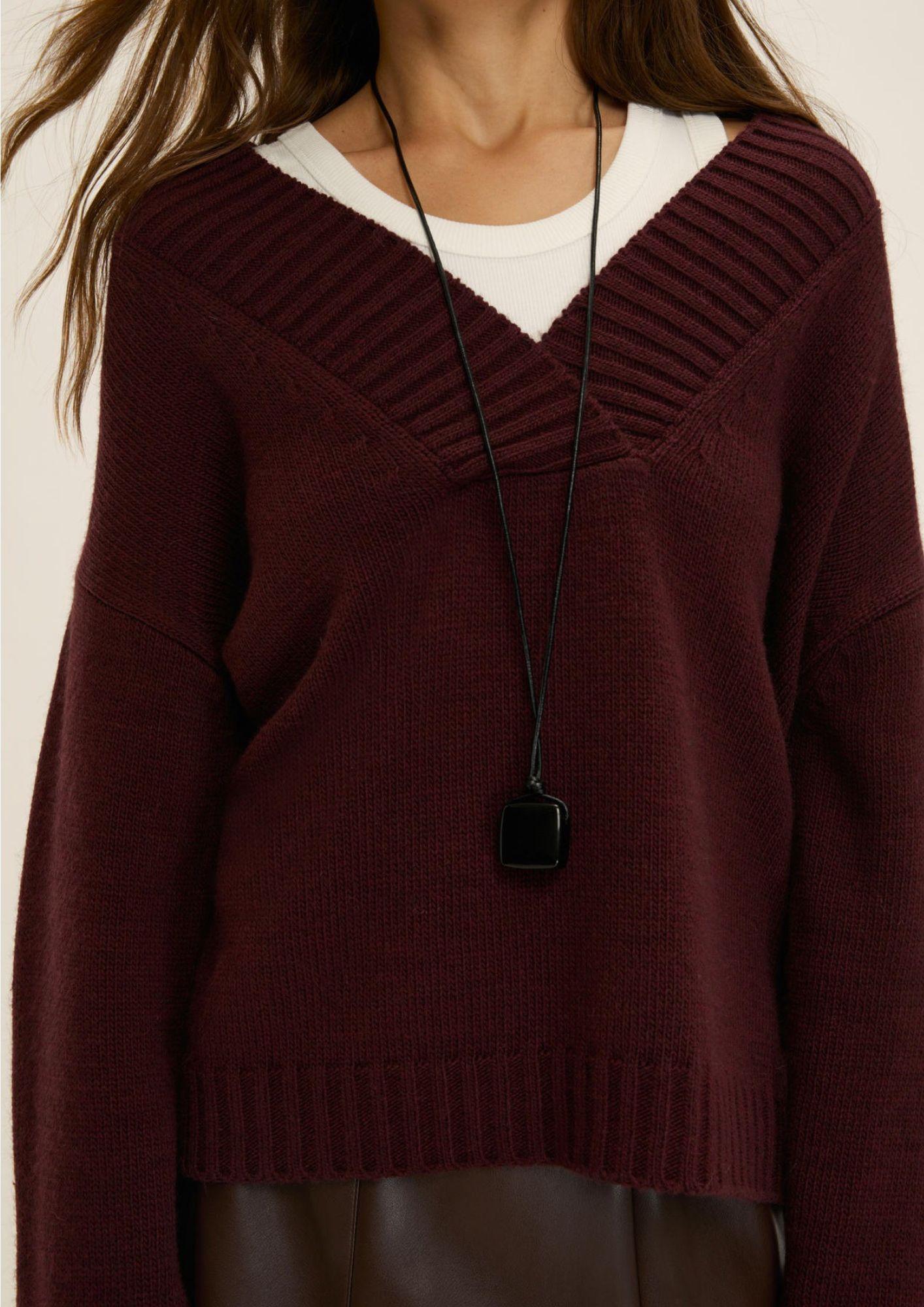 Emme Marella Maglia Donna Ondina Bordeaux