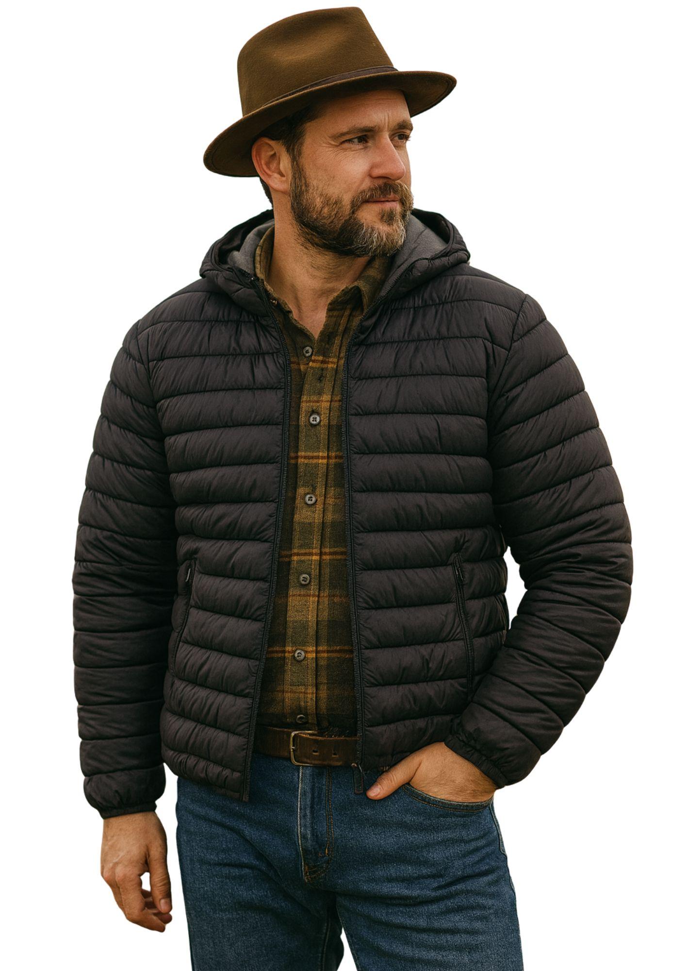 MClassic Piumino 100 Grammi Uomo Nero