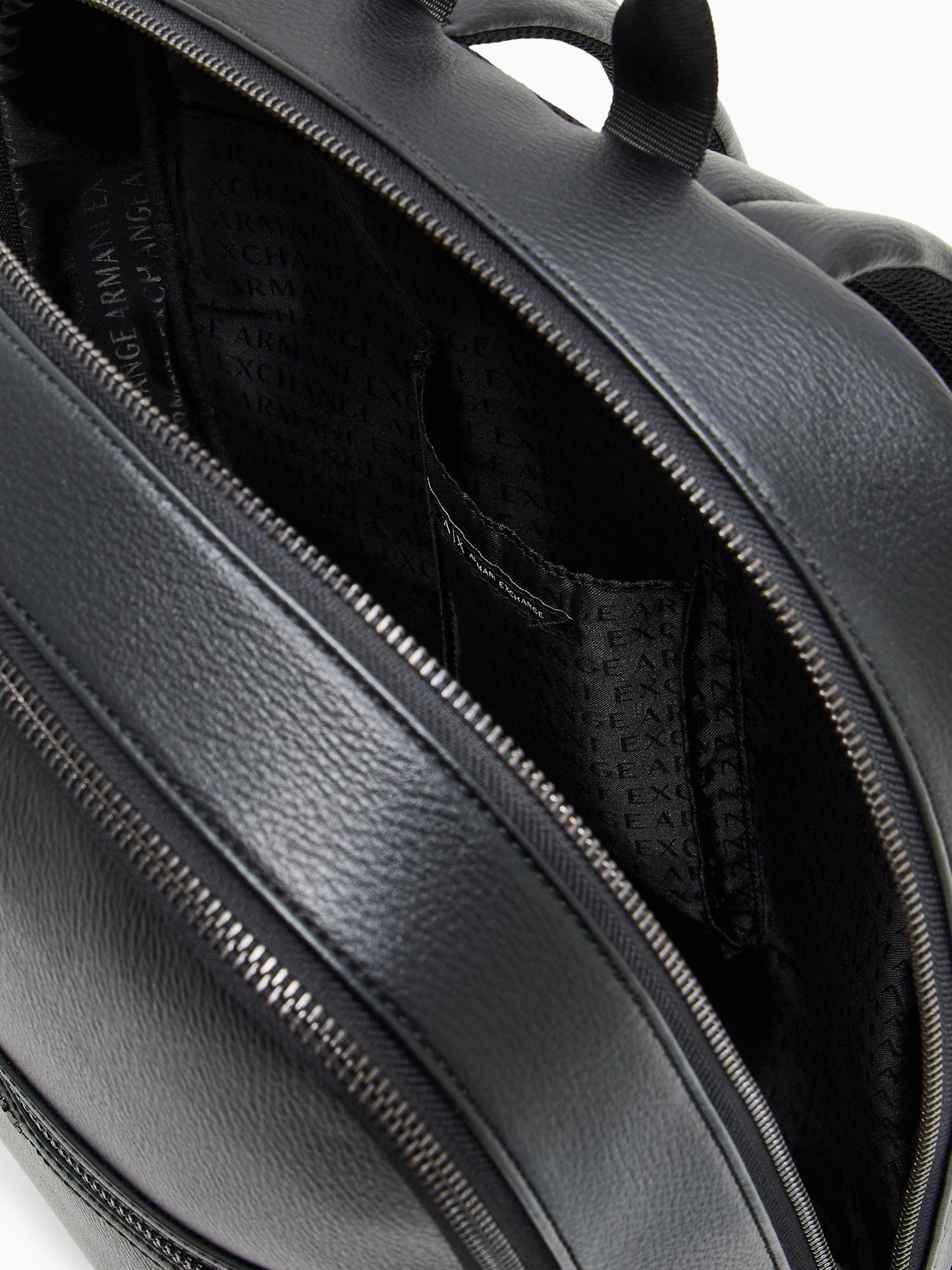 Armani Exchange Zaino Unisex squadrato con logo Nero