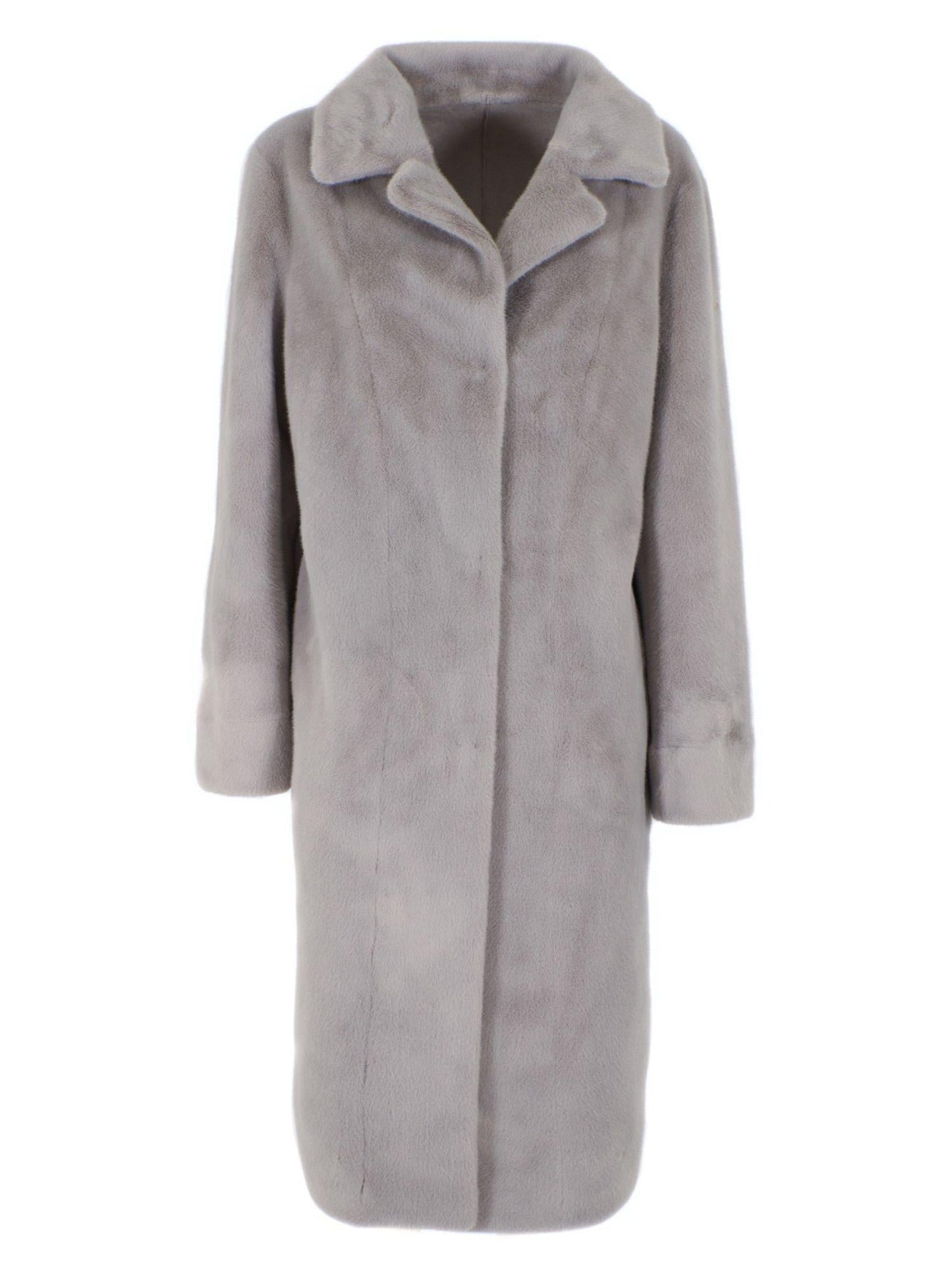 Yes Zee Cappotto Donna Reversibile Grigio Chiaro