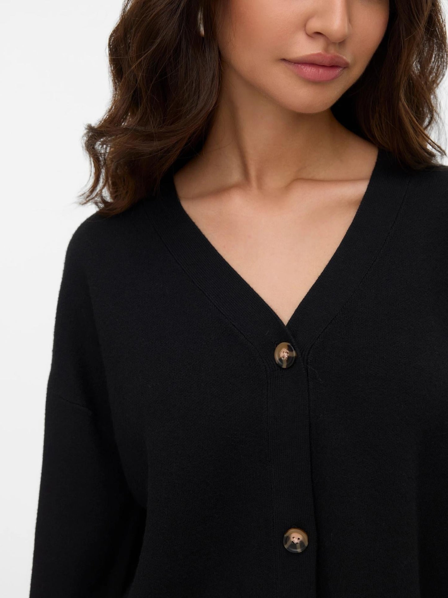 Vero Moda Cardigan In Maglia Donna Saba Nero