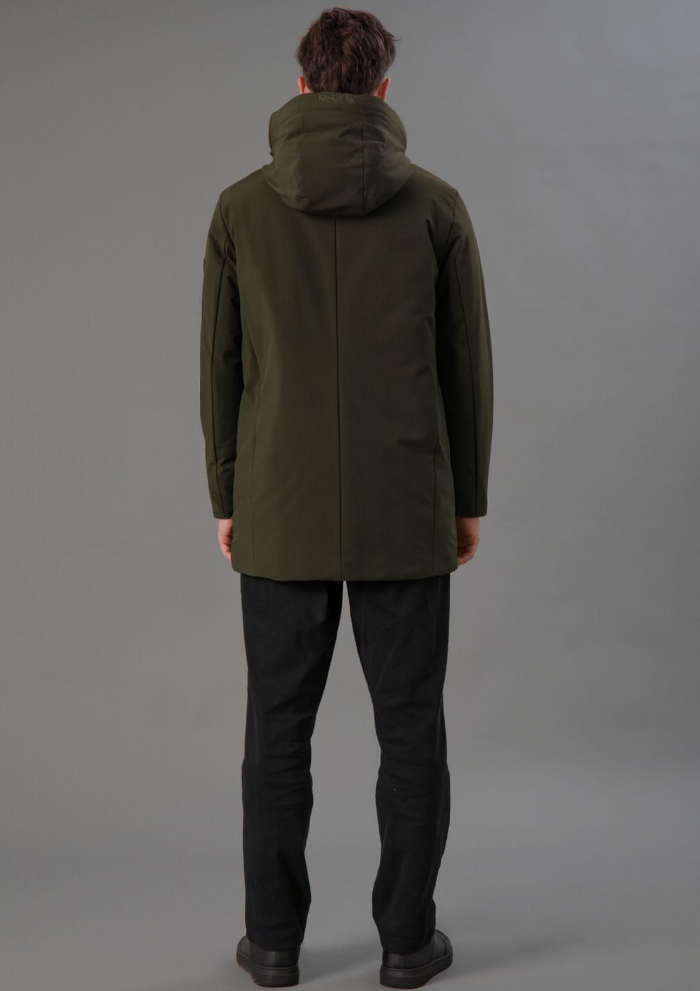 Rihunik Giacca Invernale Uomo Hugh Forest Green