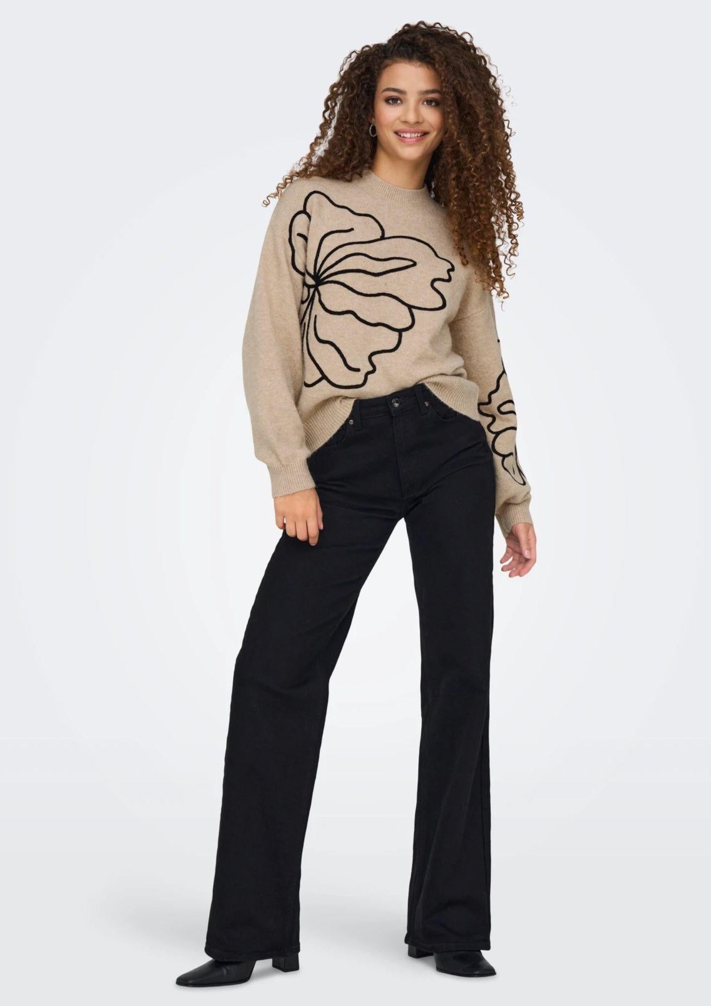 Jacqueline De Yong Maglione Donna Jella Beige