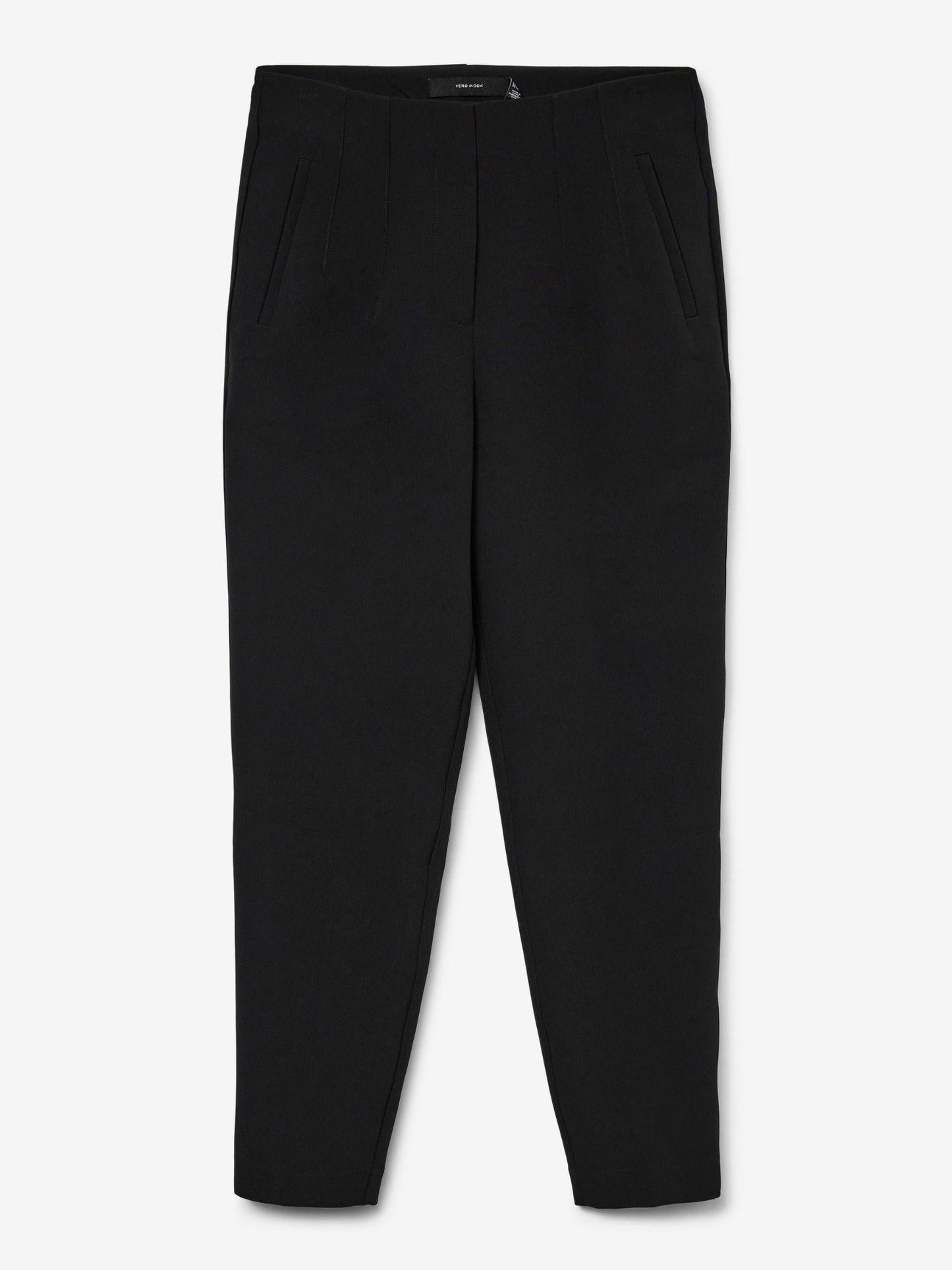 Vero Moda Pantaloni Donna Lina A Vita Alta Nero