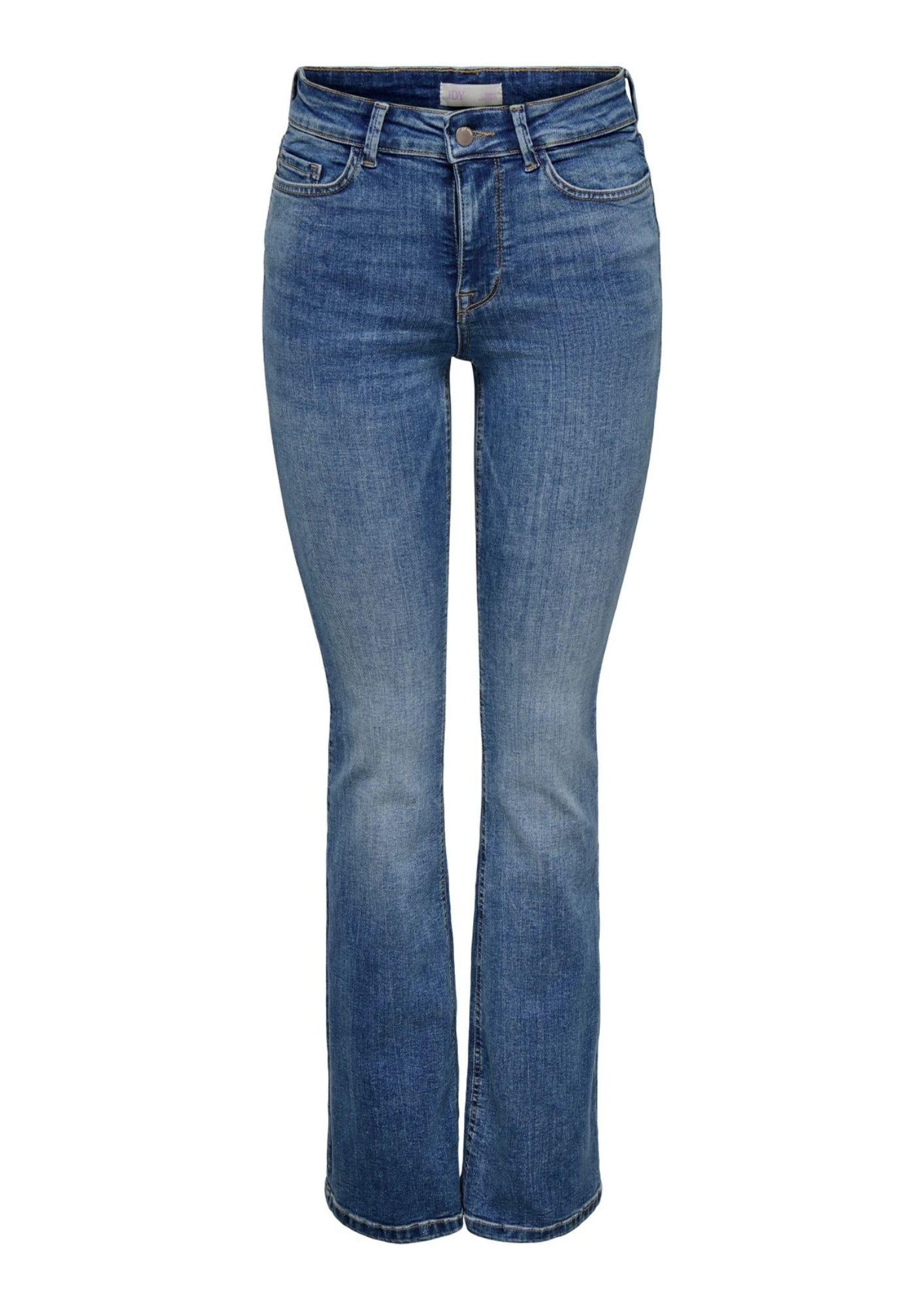 Jacqueline De Yong Jeans Donna Fina Denim Blu Medio