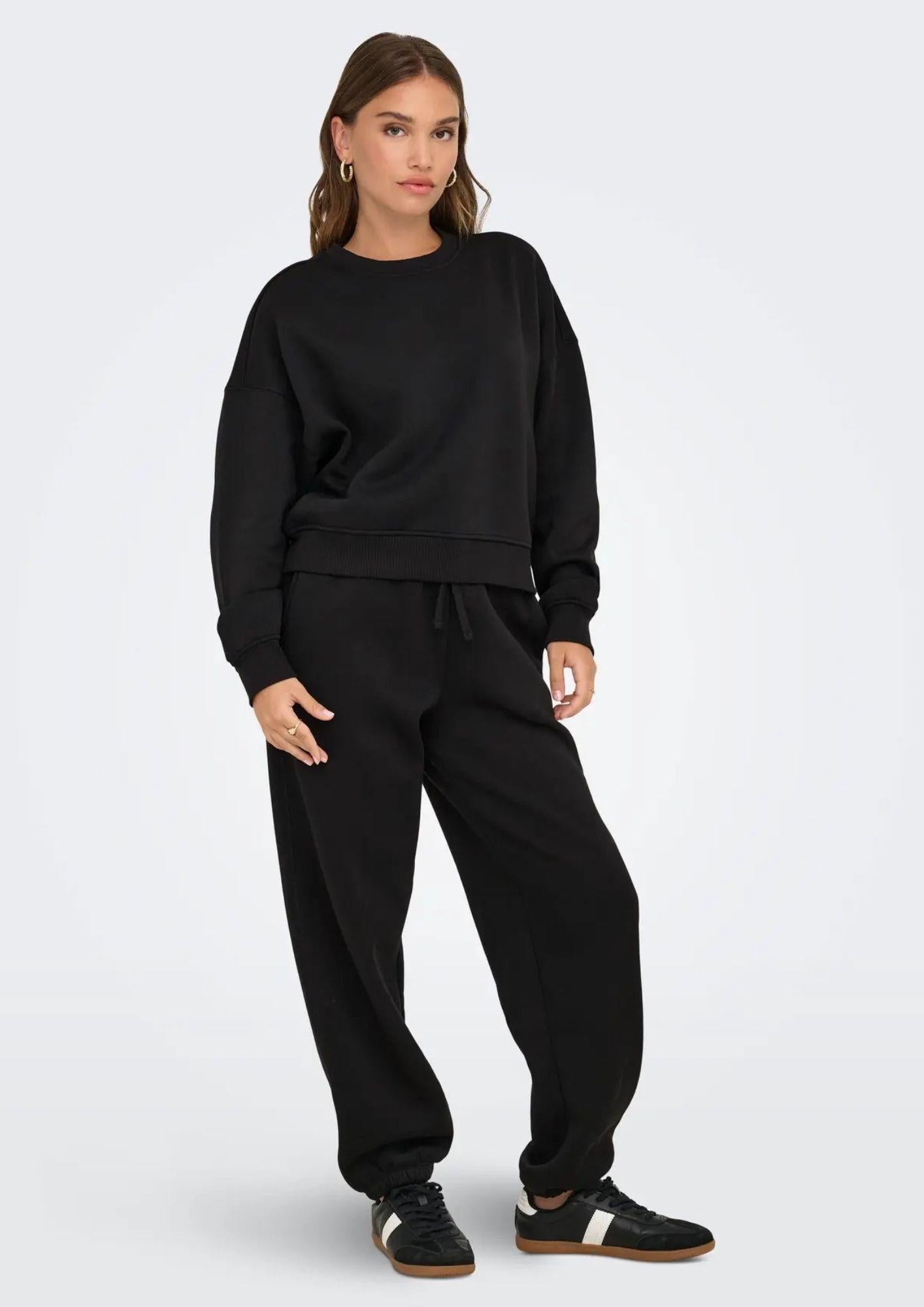 Only Felpa Donna Best Nero