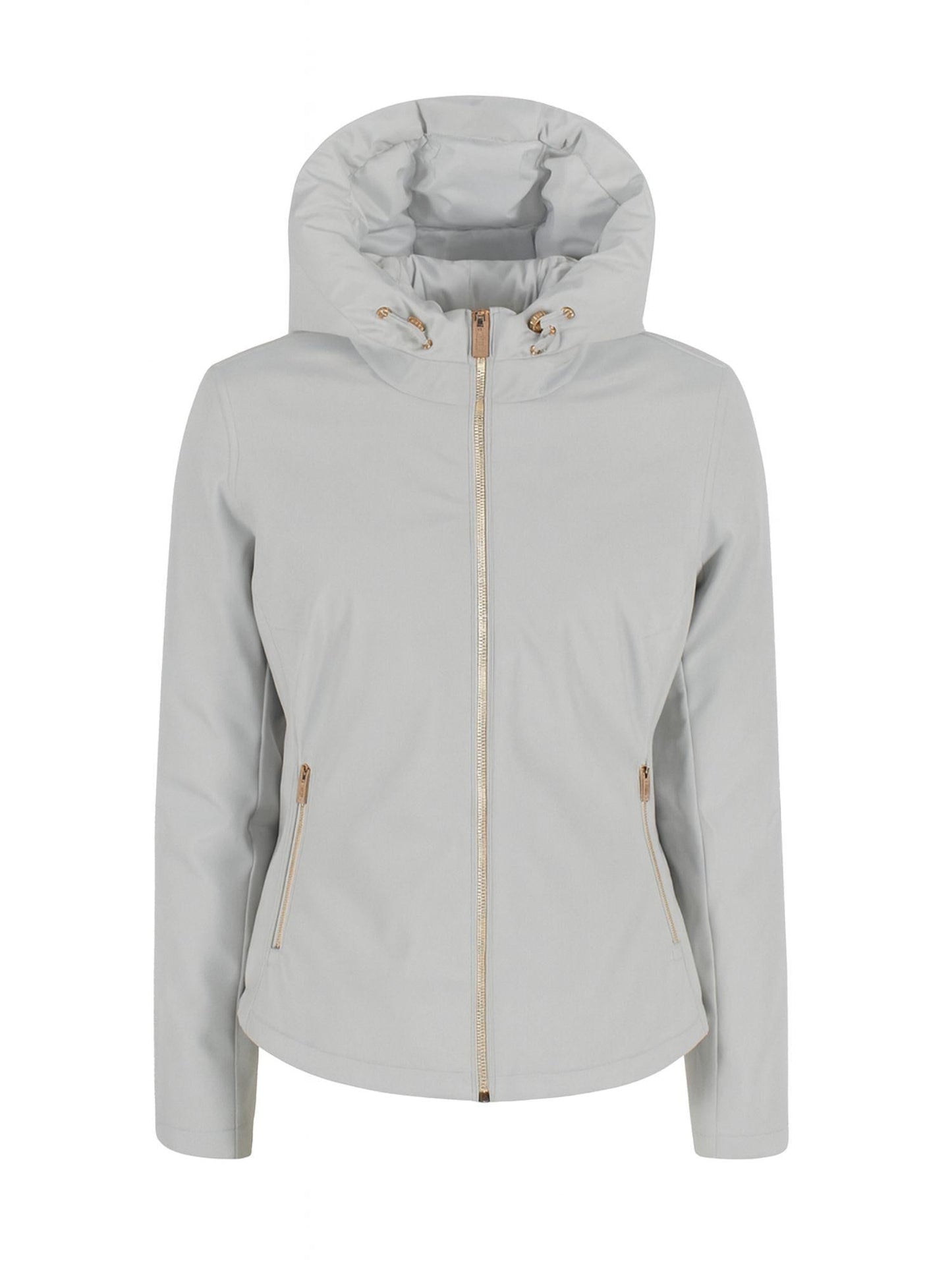 Yes Zee Giacca Invernale Donna Grigio Perla