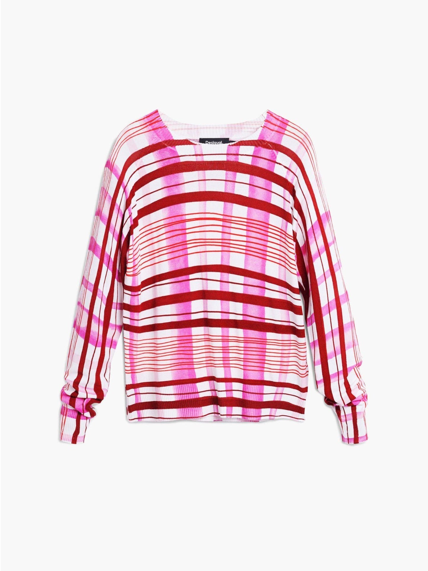 Desigual Maglione a righe mikado Donna Rosa