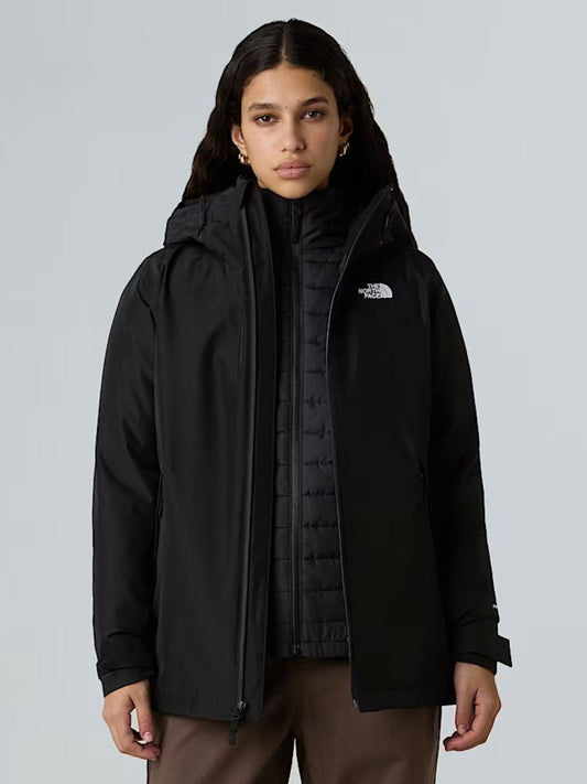 The North Face Giacca 3 in 1 Donna Carto Mono Triclimate Con Cappuccio Nero