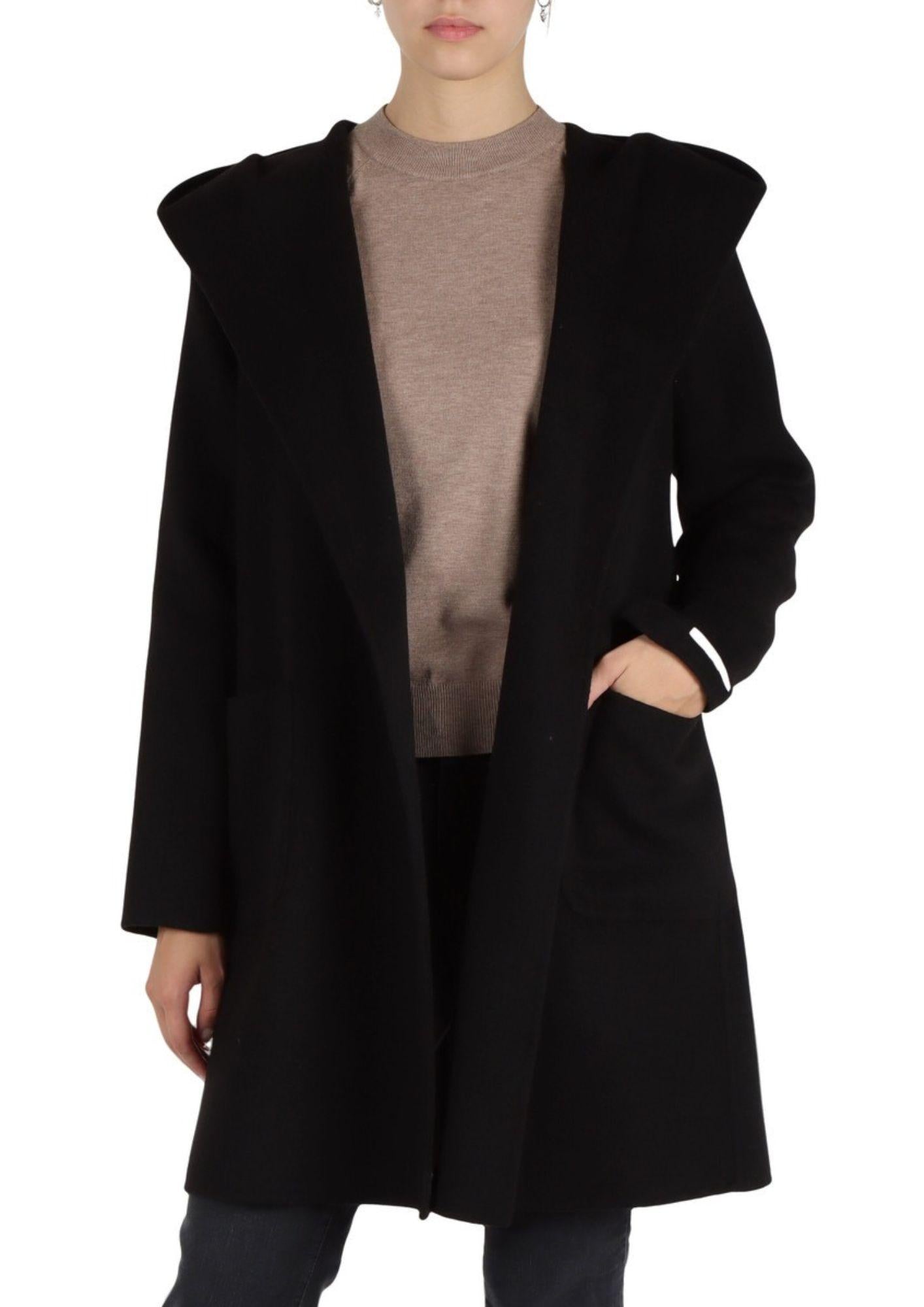 Emme Marella Cappotto Donna Oblato Nero