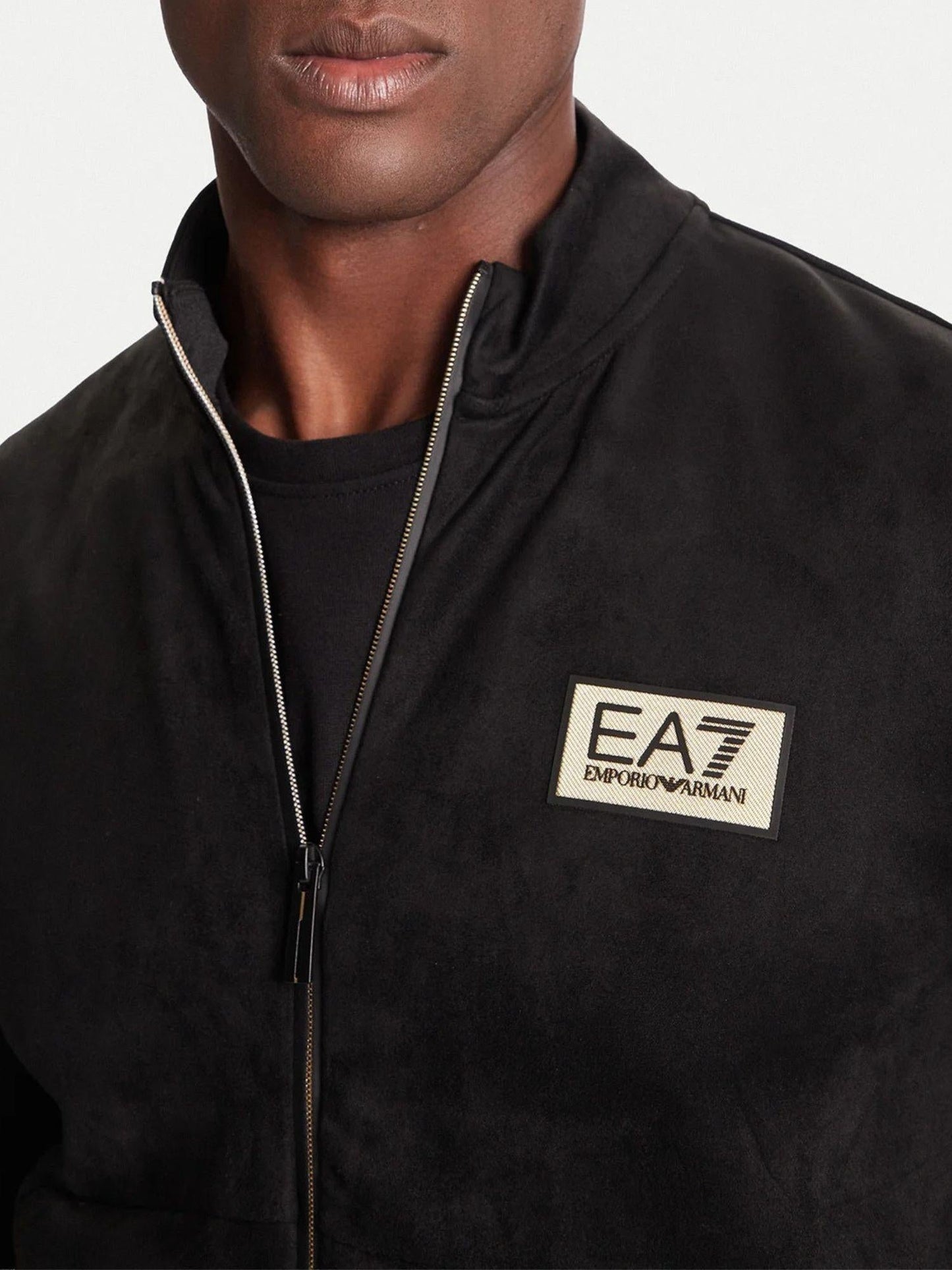 EA7 Emporio Armani Felpa Uomo full zip Nero