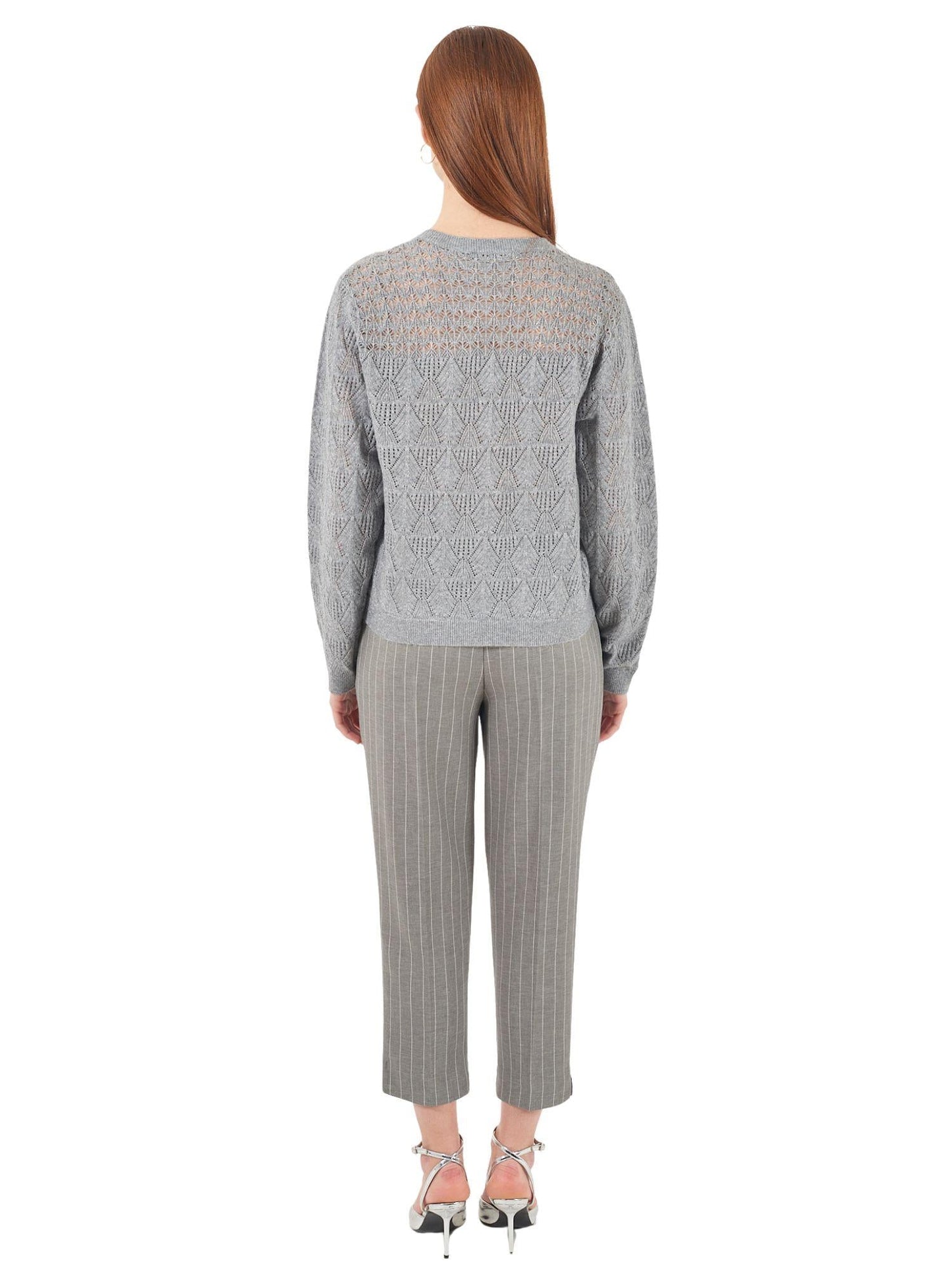 Yes Zee Maglia Donna Grigia