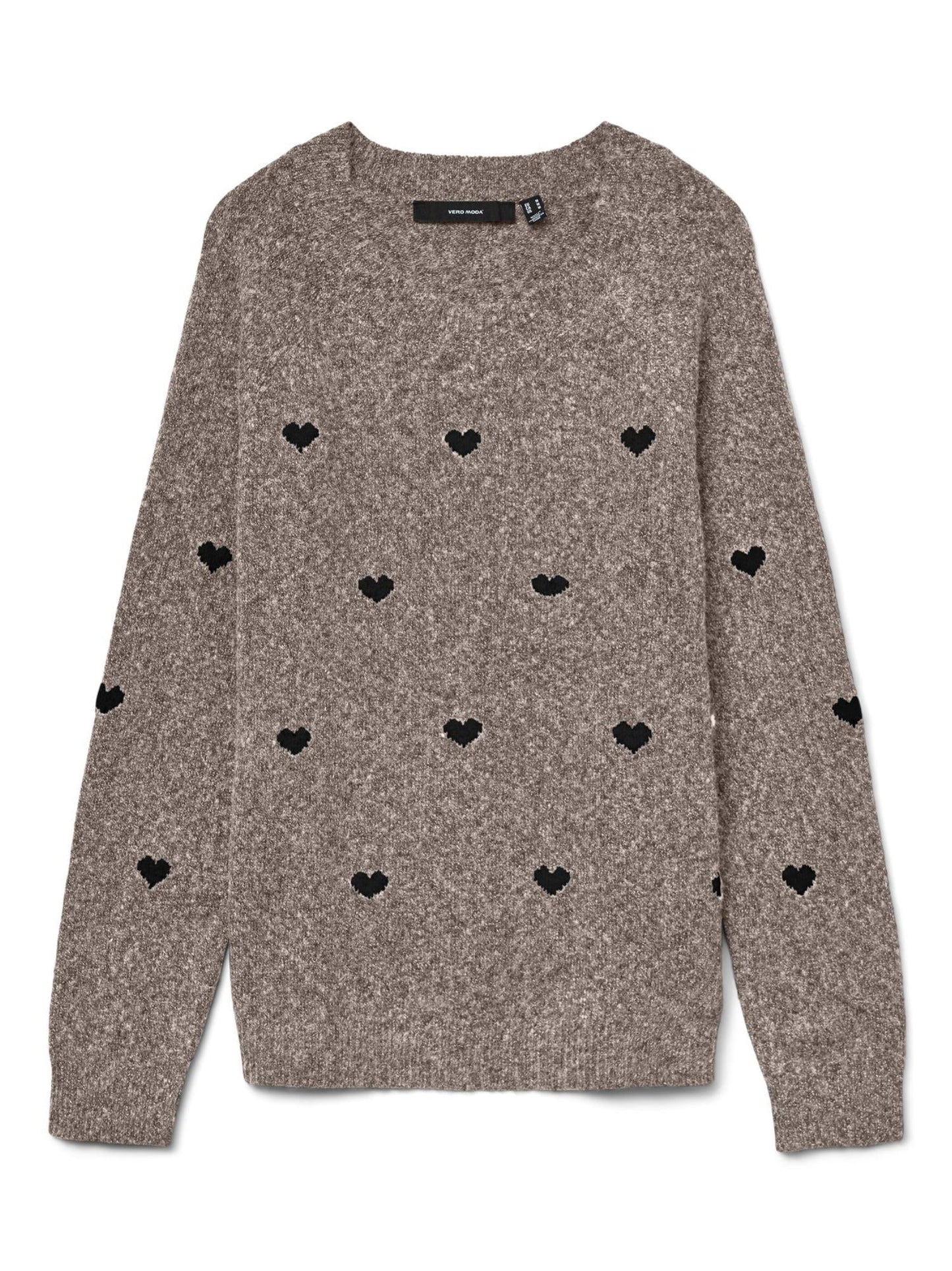 Vero Moda Maglione Donna Doffy Beige E Nero