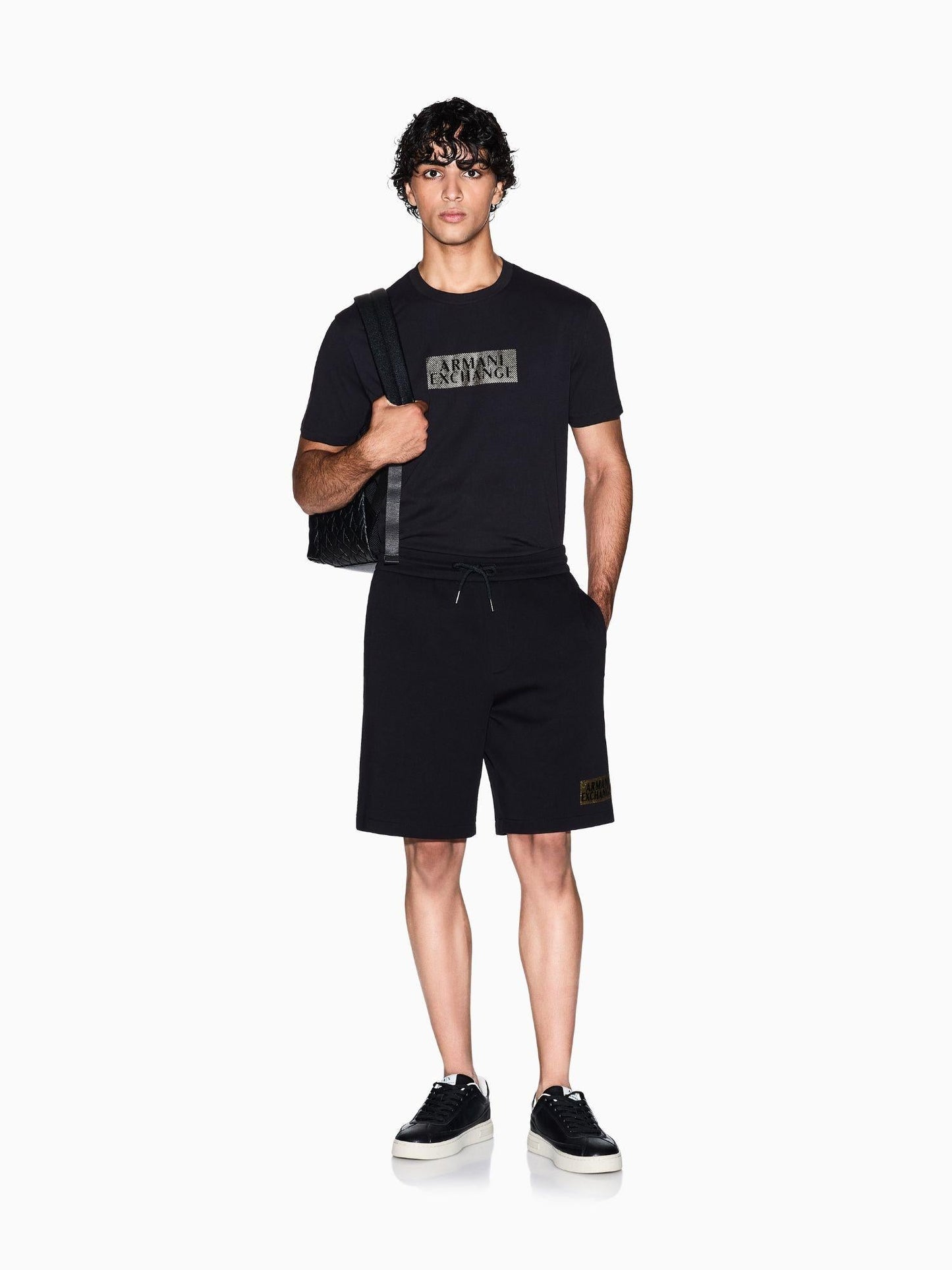 Armani Exchange T-Shirt Uomo Regular Fit Nero