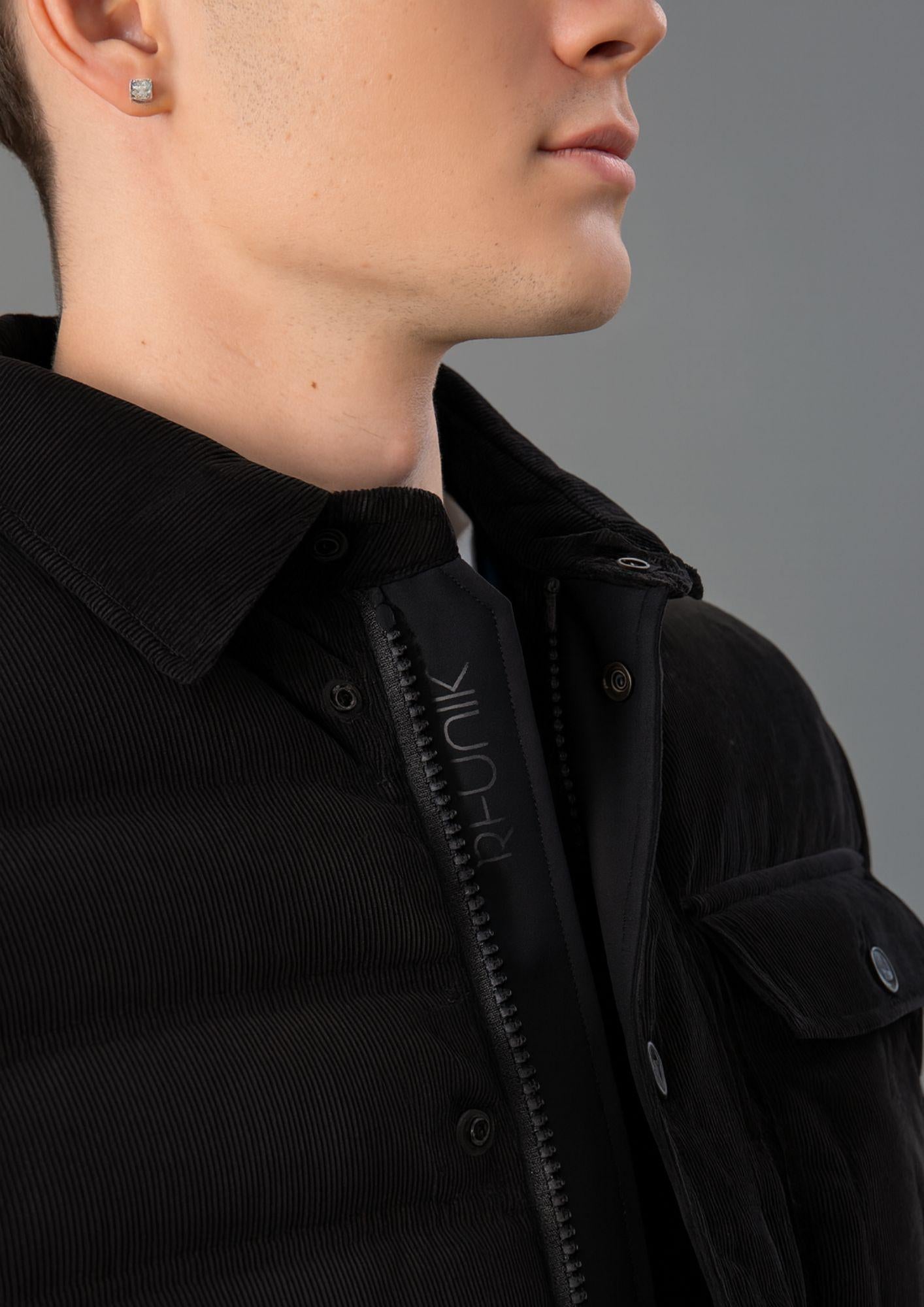 Rihunik Giacca Invernale Uomo Gordon Forest Blu Black