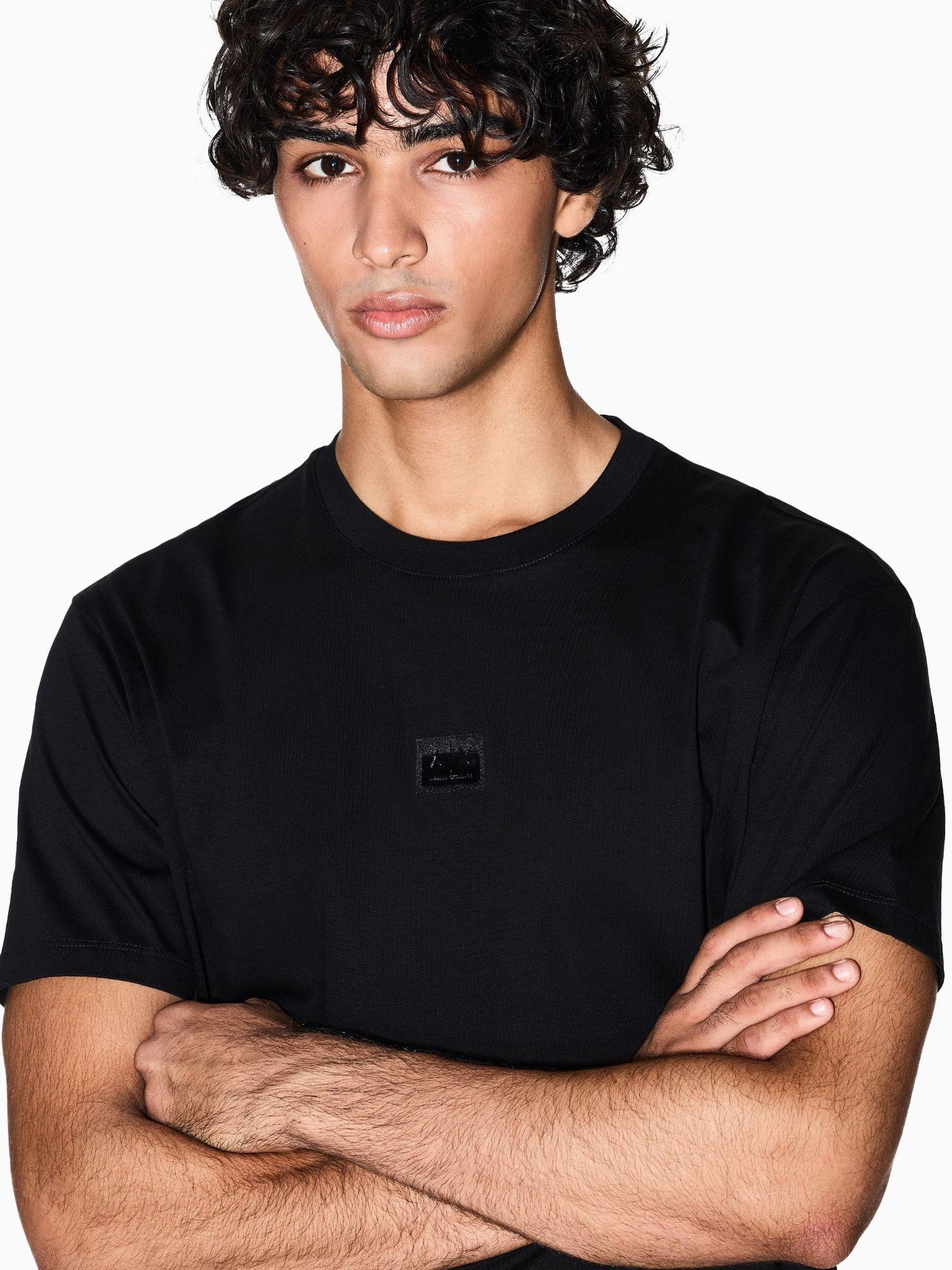 Armani Exchange T-Shirt Uomo Regular Fit Nero